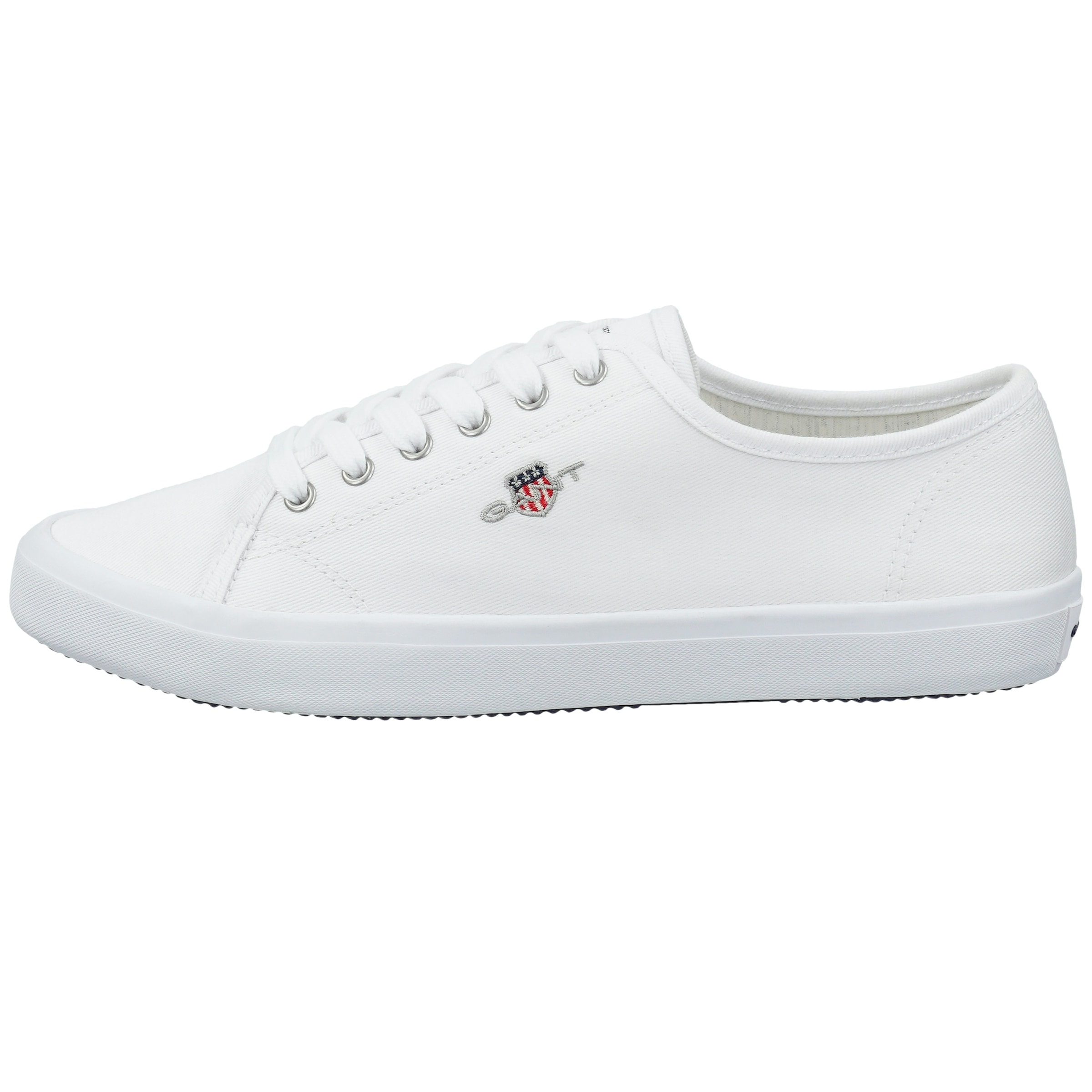 Gant Sneaker »PILLOX«  Sommerschuh, Schnürschuh, Canvas Sneaker mit Logostickerei