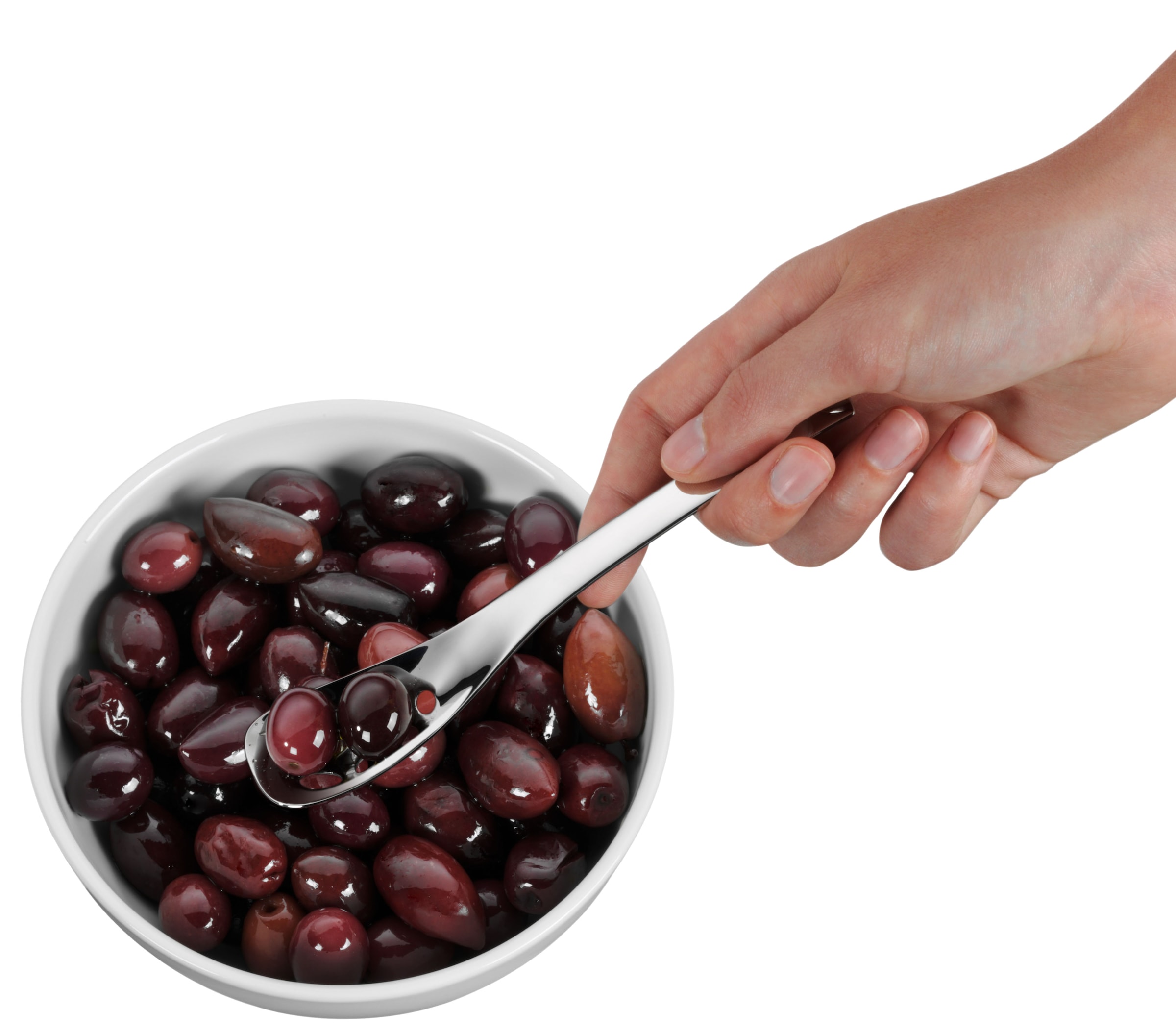 WMF Servierlöffel »Nuova« perforiert, klein, 16 cm, Abtropfschlitze, Cromargan Edelstahl