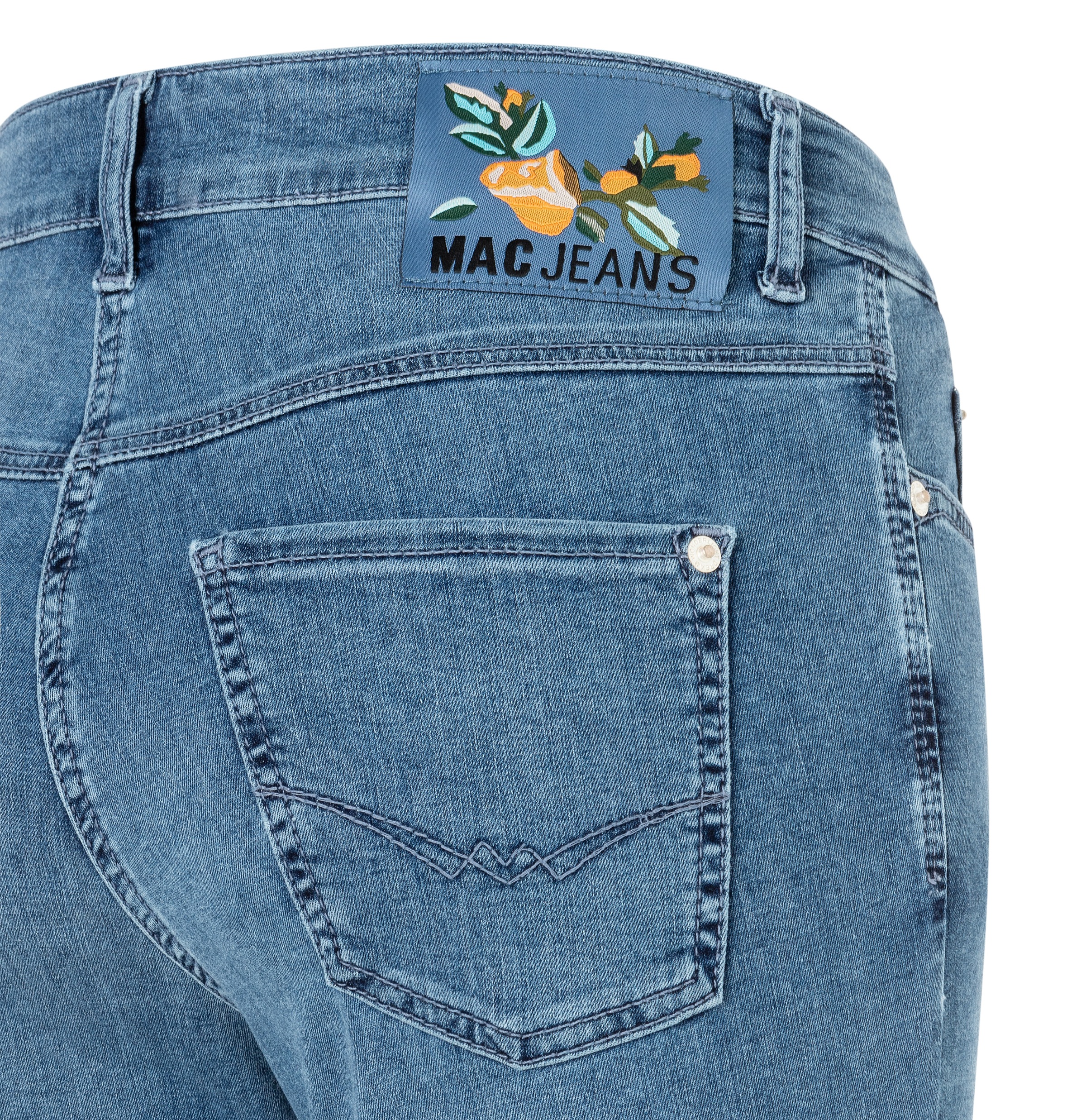 MAC Caprijeans »Dream-Sum« Bequemer Sitz mit krempelbarem Saum