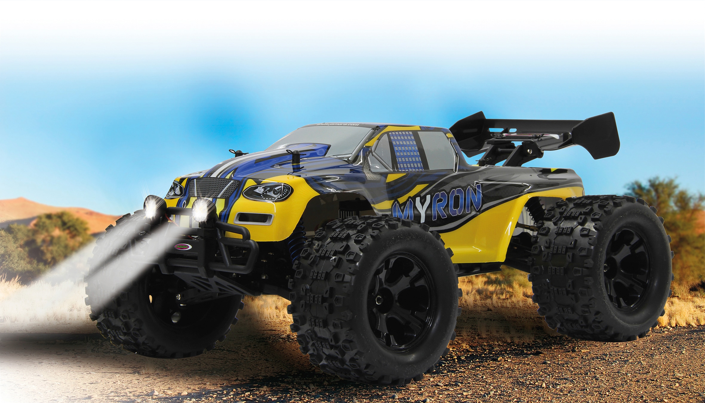 Jamara RC-Monstertruck »Myron Monstertruck BL 4WD«, 1:10, 2,4 GHz, mit LED