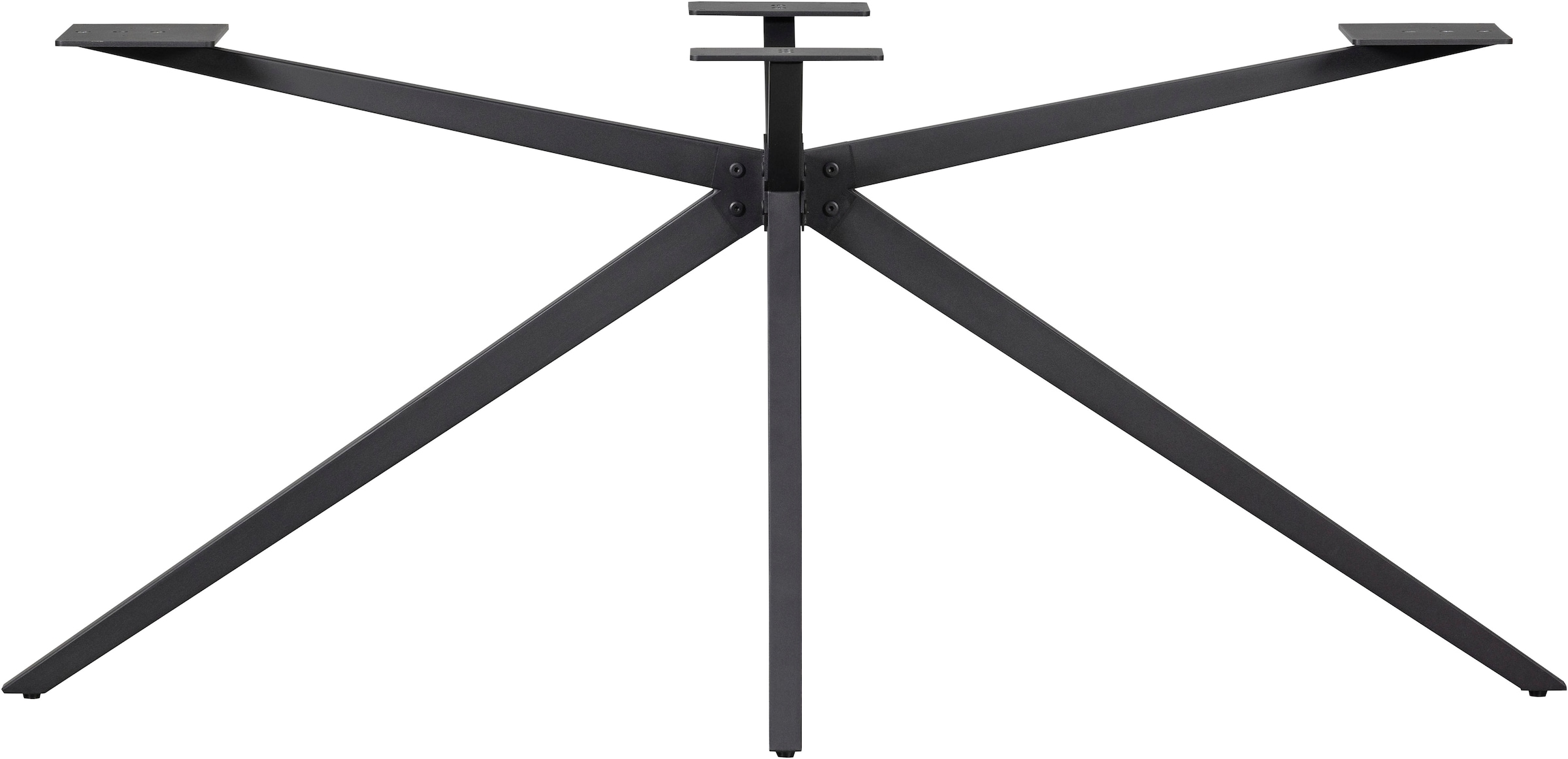 WOOOD Tischbein »Tablo Holland XL Metall mit Pulverbeschichtung B 170 x T 80 x H 72 cm« Kreuzgestell Ø 3,5 cm, Tragkraft 160 kg, einfach zu montieren