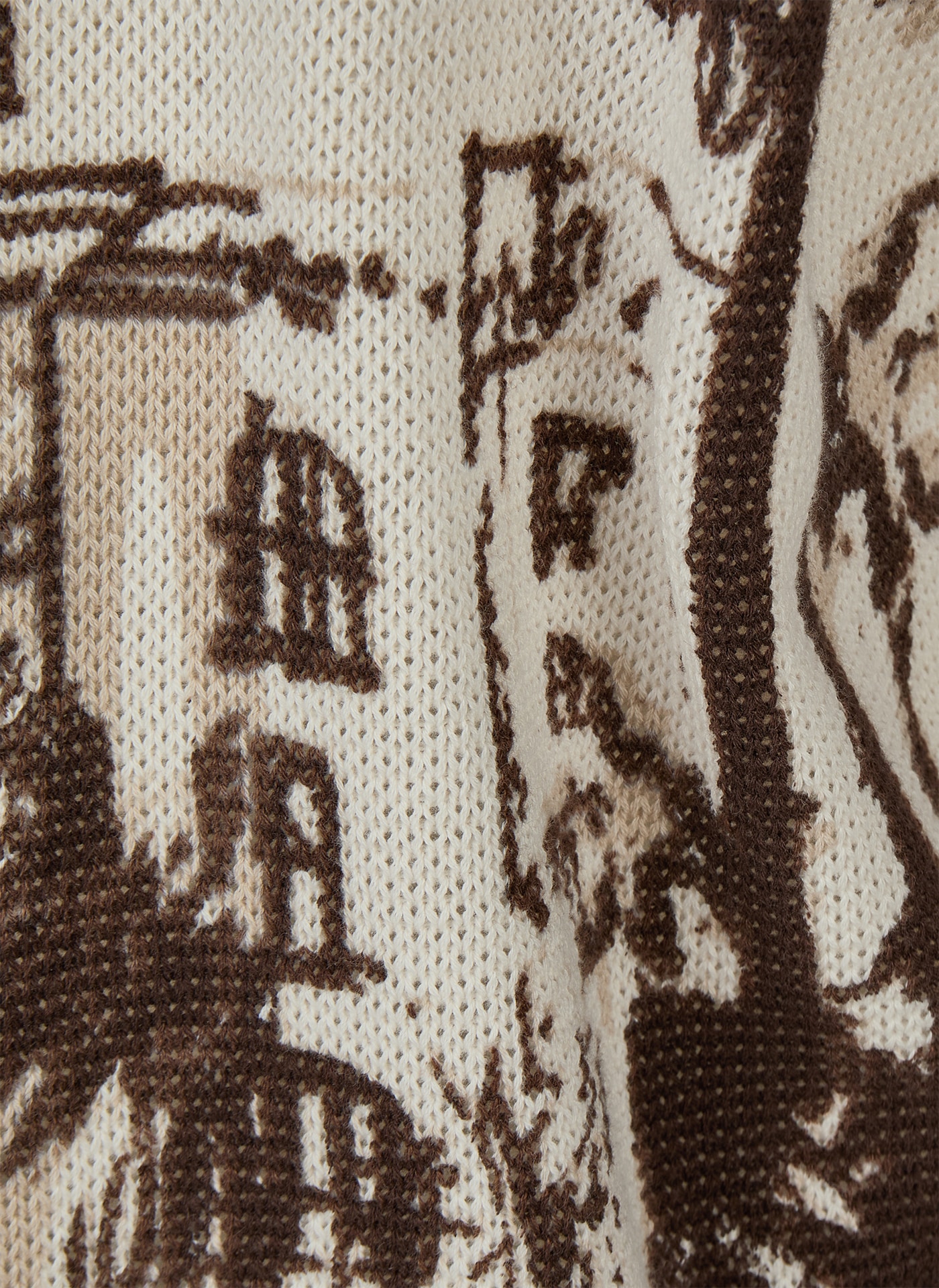 Rabe Strickpullover mit All-Over Print