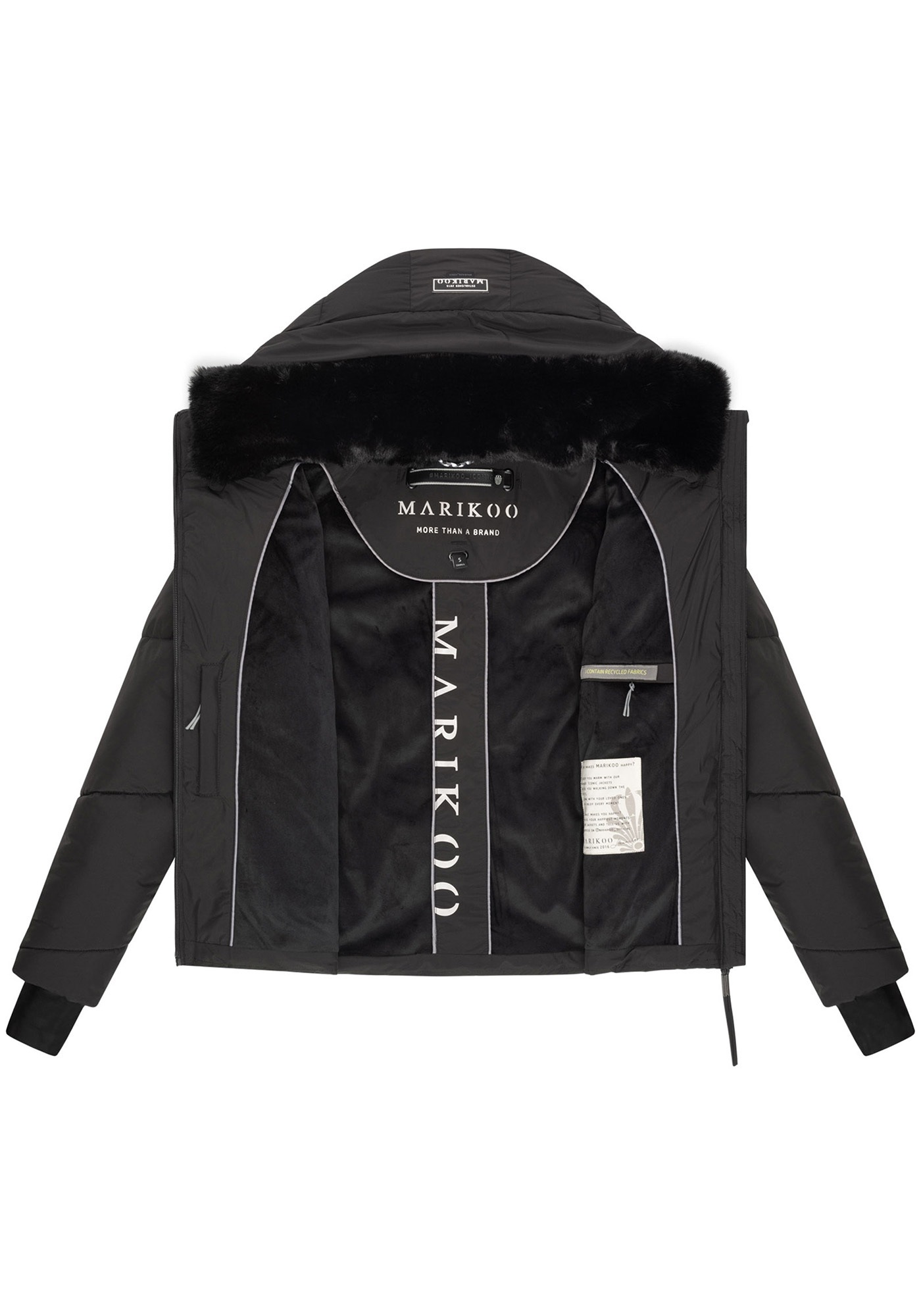 Marikoo Winterjacke »Marikoo Simaraa kurze Damen Winter Steppjacke N007«