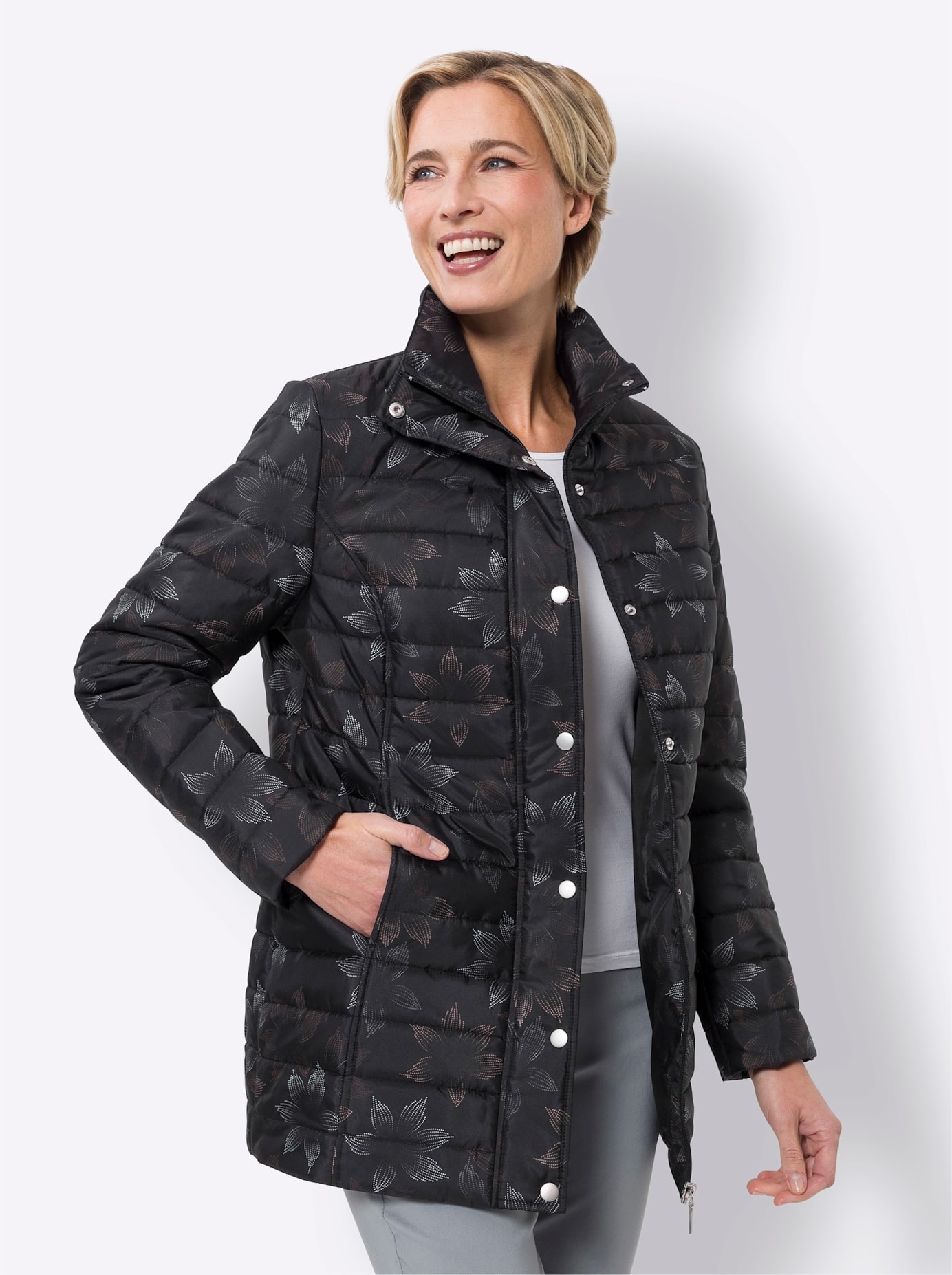 Classic Basics Langjacke, ohne Kapuze