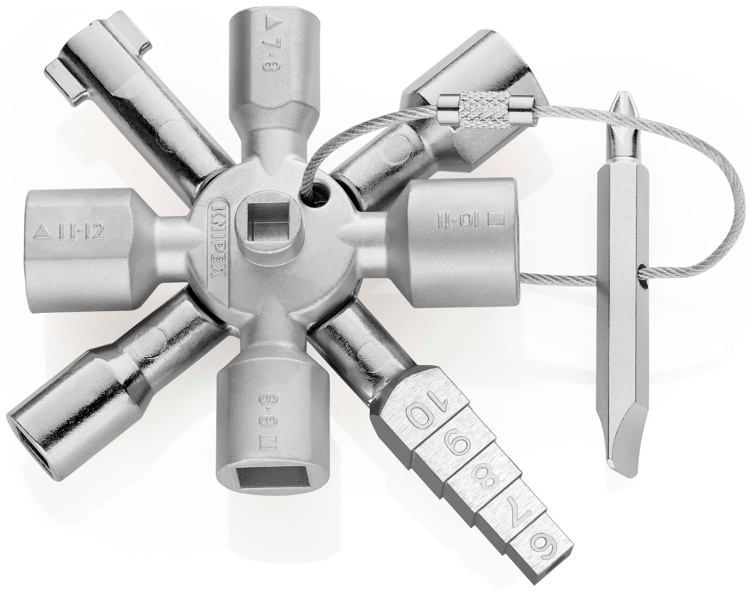 Knipex Schaltschrankschlüssel »00 11 01 TwinKey®«, für gängige Schränke und  Absperrsysteme, 92 mm online kaufen | mit 3 Jahren XXL Garantie