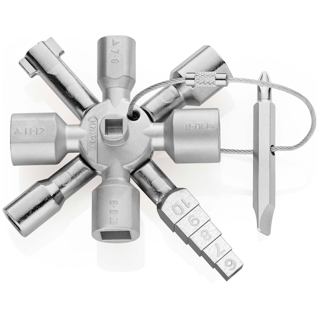 Knipex Schaltschrankschlüssel »00 11 01 TwinKey®«, für gängige Schränke und  Absperrsysteme, 92 mm online kaufen | mit 3 Jahren XXL Garantie