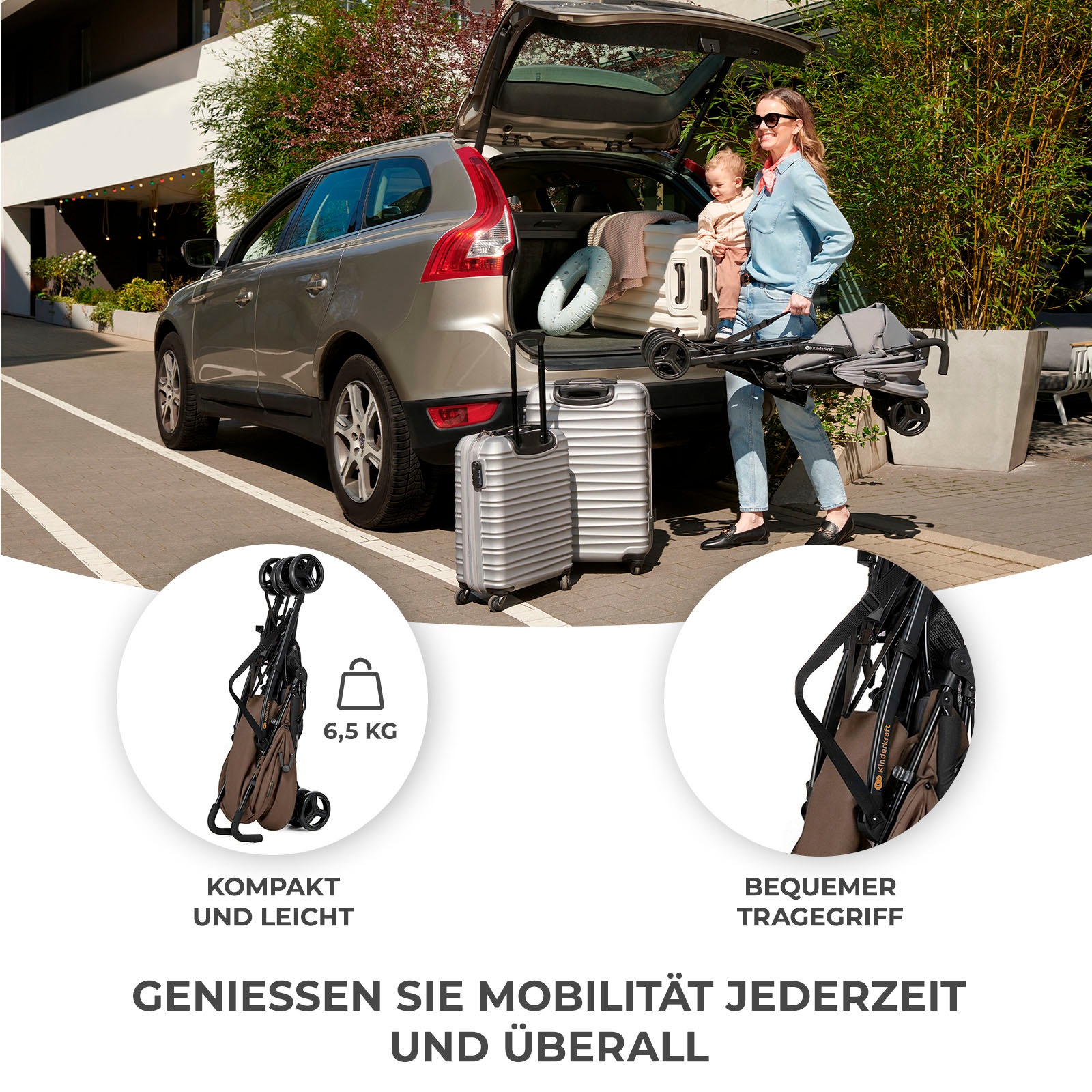 Kinderkraft Kinder-Buggy »TIK« 15 kg