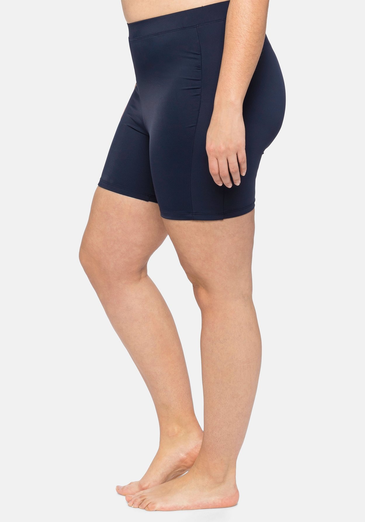 Sheego Badehose »Bade-Radler mit Raffung, Shape-Radlerschnitt«, mit Raffung, Shape-Radlerschnitt
