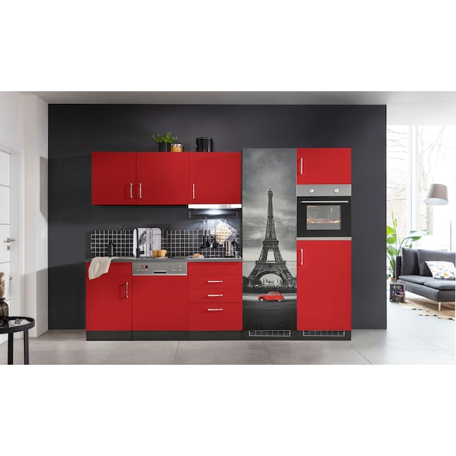 HELD MÖBEL Küchenzeile »Paris«, mit E-Geräten, Breite 290 cm auf Raten  kaufen
