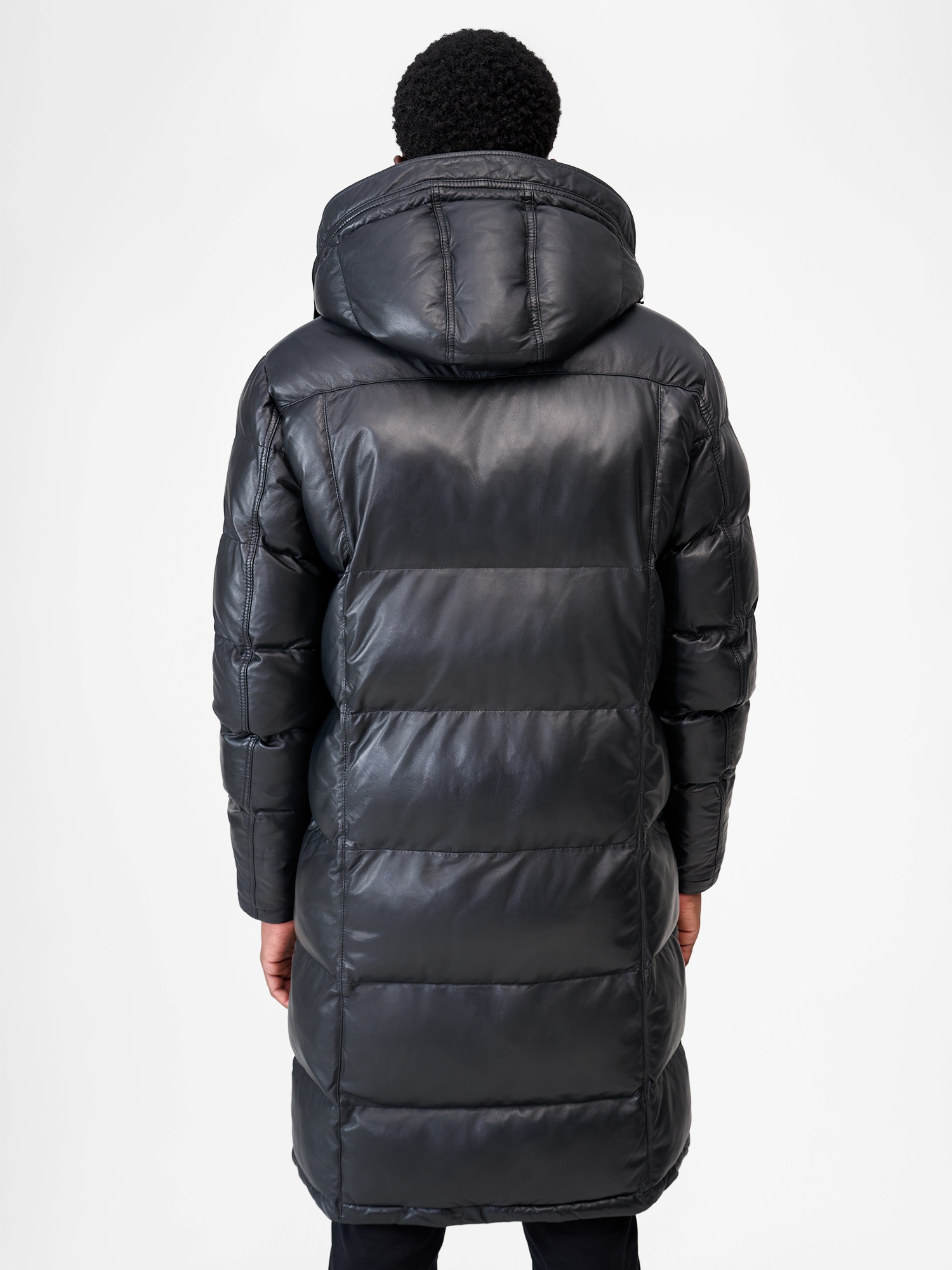 RICANO Steppmantel »Ledermantel Leonardo«