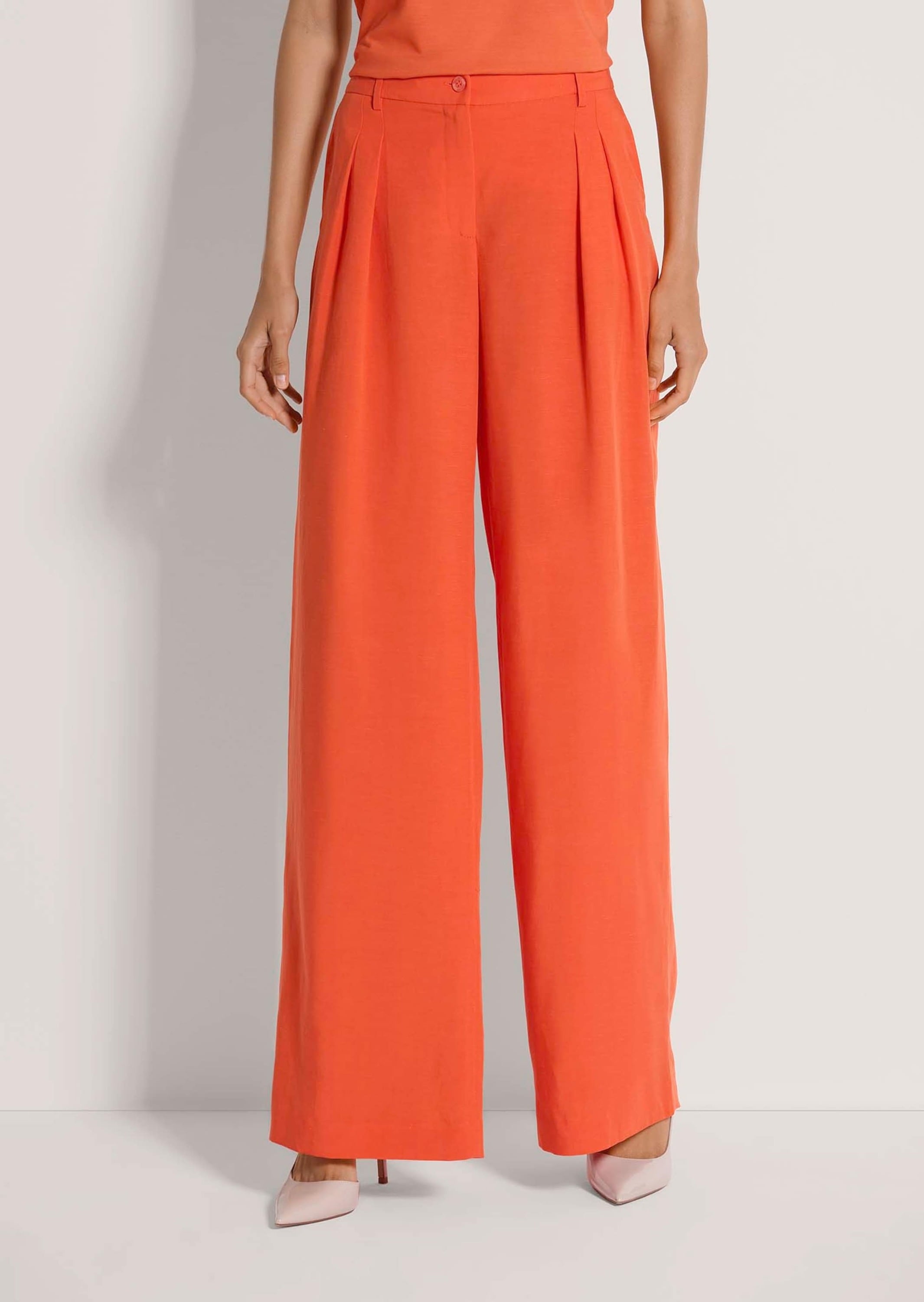 MADELEINE Stoffhose »Bundfaltenhose Leichte Sommerhose mit Formbund«  Weite Hose mit Bundfalten