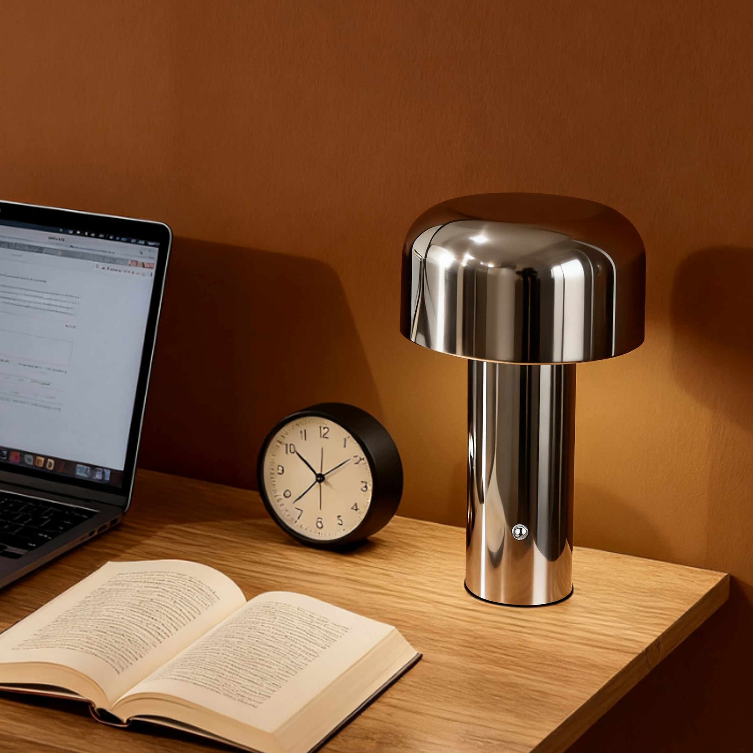 OTTO home LED Tischleuchte »Ronno« LED-Modul 1 Stk. warmweiß - kaltweiß LED, dimmbar, Farbwechsel, kabellos, USB-C, Akku