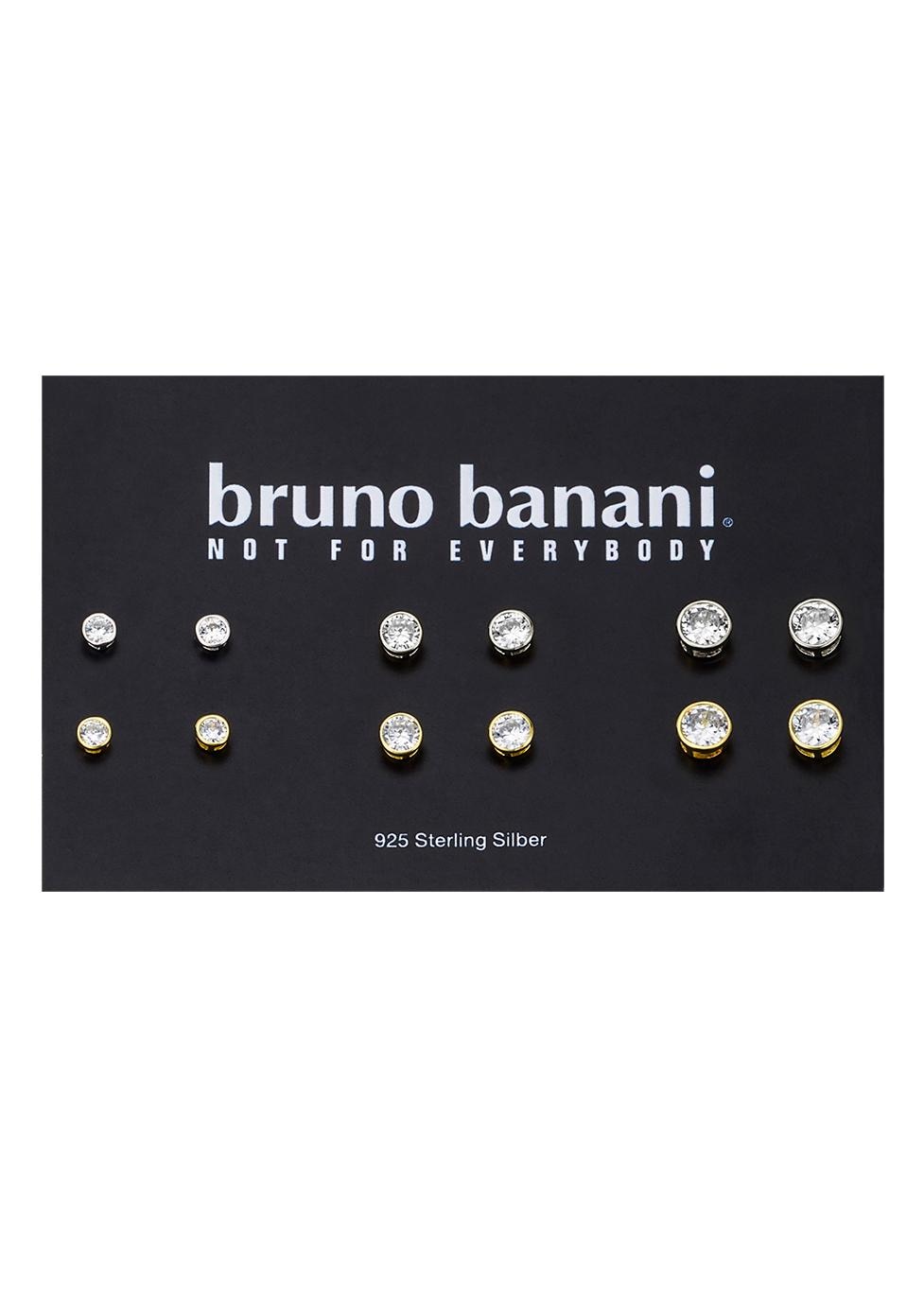 Bruno Banani Ohrstecker-Set »B00 25S/90/03«, Raten Zirkonia 12 auf tlg.), mit kaufen (Set