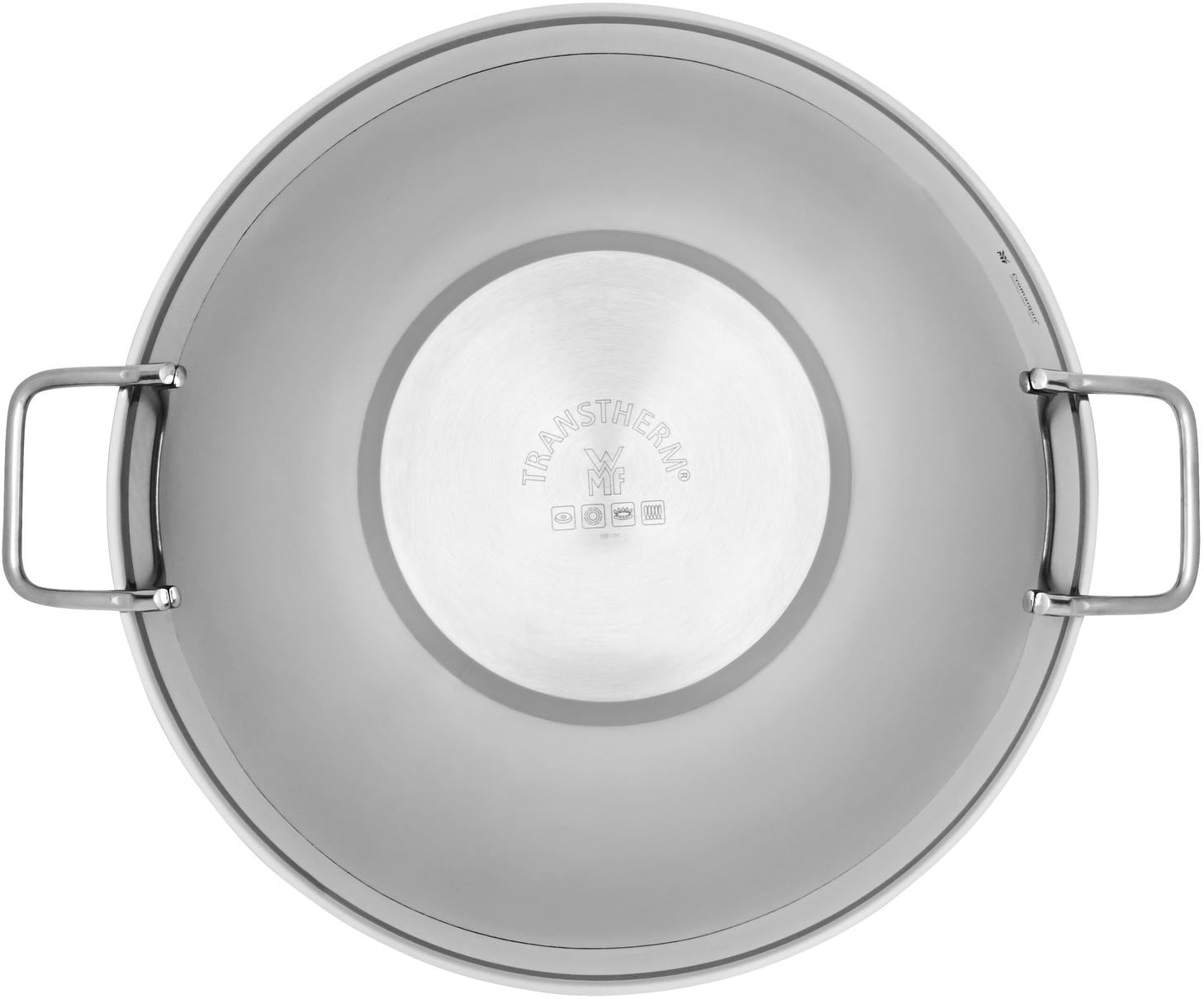 WMF Wok, Cromargan® Rostfrei Jahren 18/10, tlg.), cm, Induktion mit Garantie 36 XXL 3 (1 Edelstahl Ø