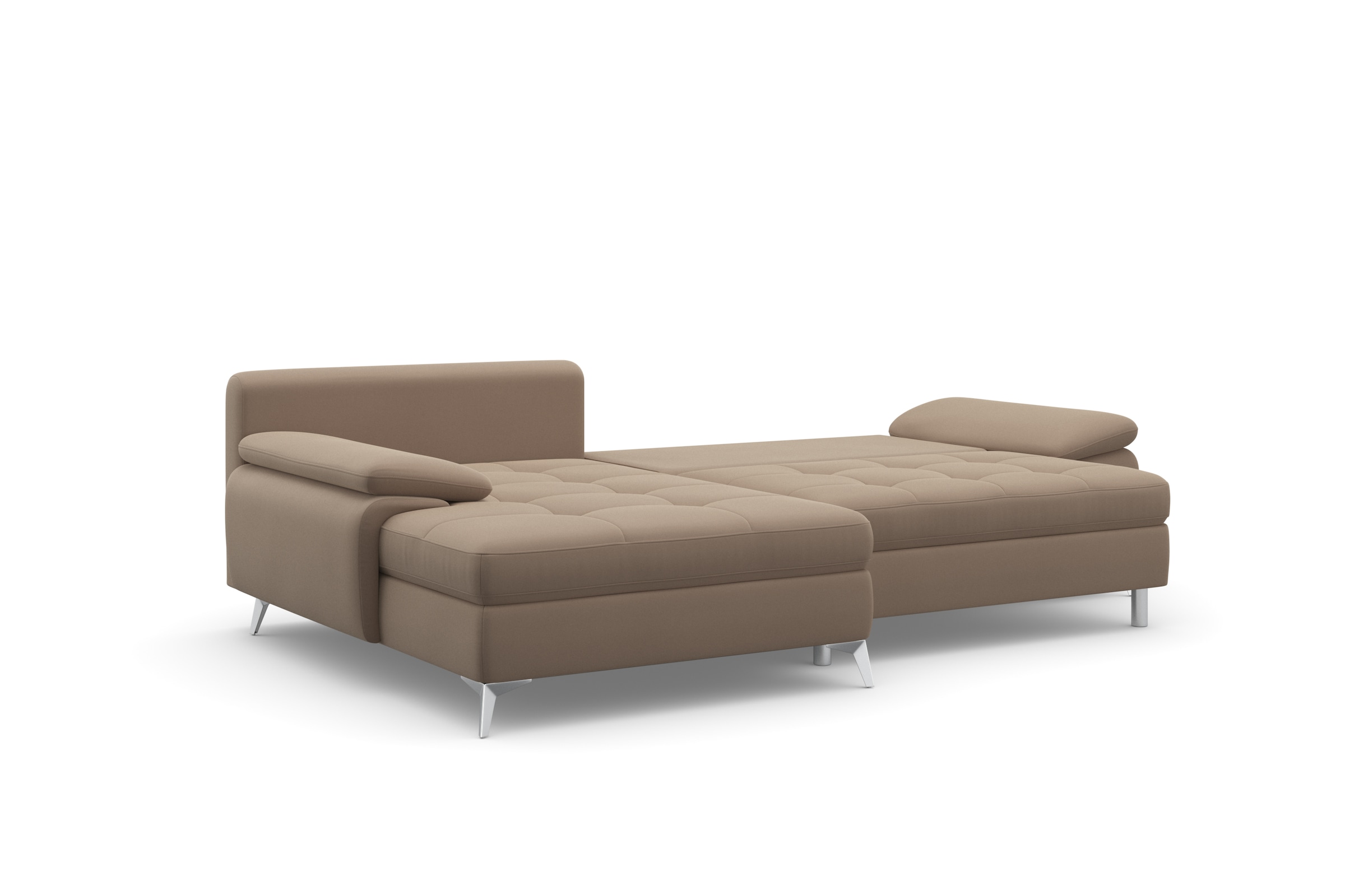 sit&more Ecksofa »Latigo L-Form«, mit Recamiere, wahlweise mit Bettfunktion und Bettkasten