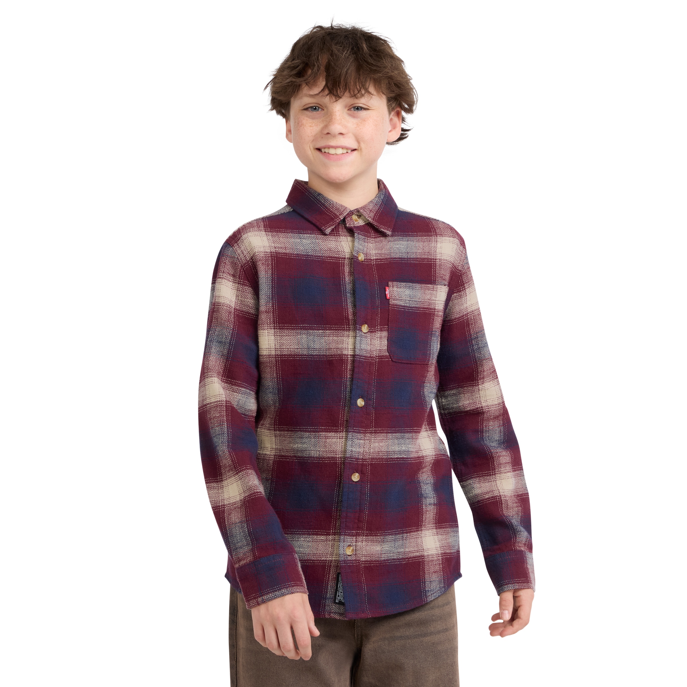Levi's® Kids Karohemd »LVB SHADOW PLAID SHIRT« aus Baumwolle - for Boys
