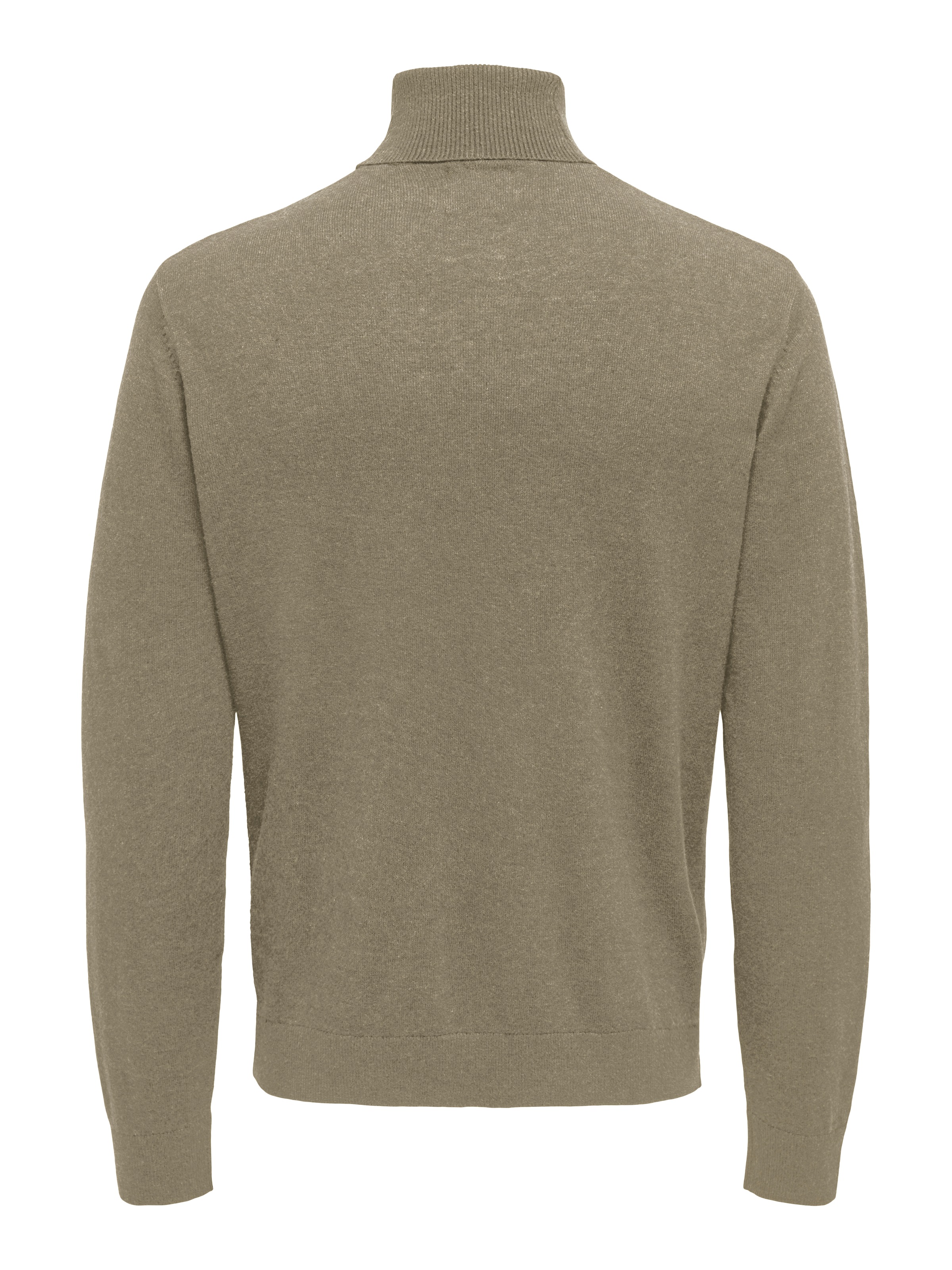 ONLY & SONS Stehkragenpullover »ONSLOUI REG 12 MEL ROLL KNIT NOOS«