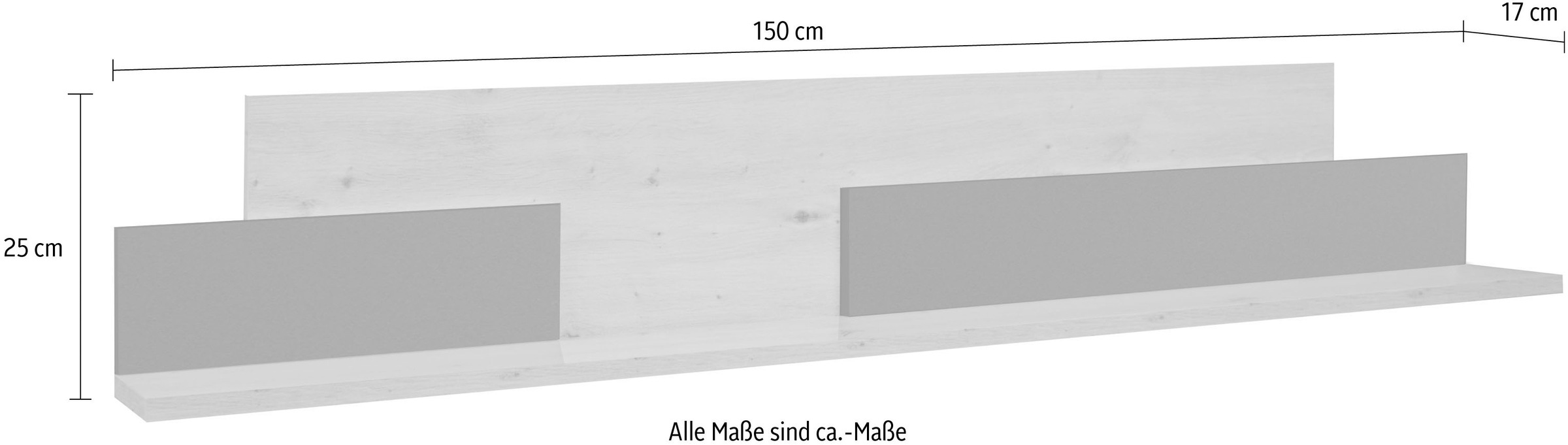 Mäusbacher Wandboard »Faro« Faro Wandboard , Breite 150 cm, modernes Wandregal