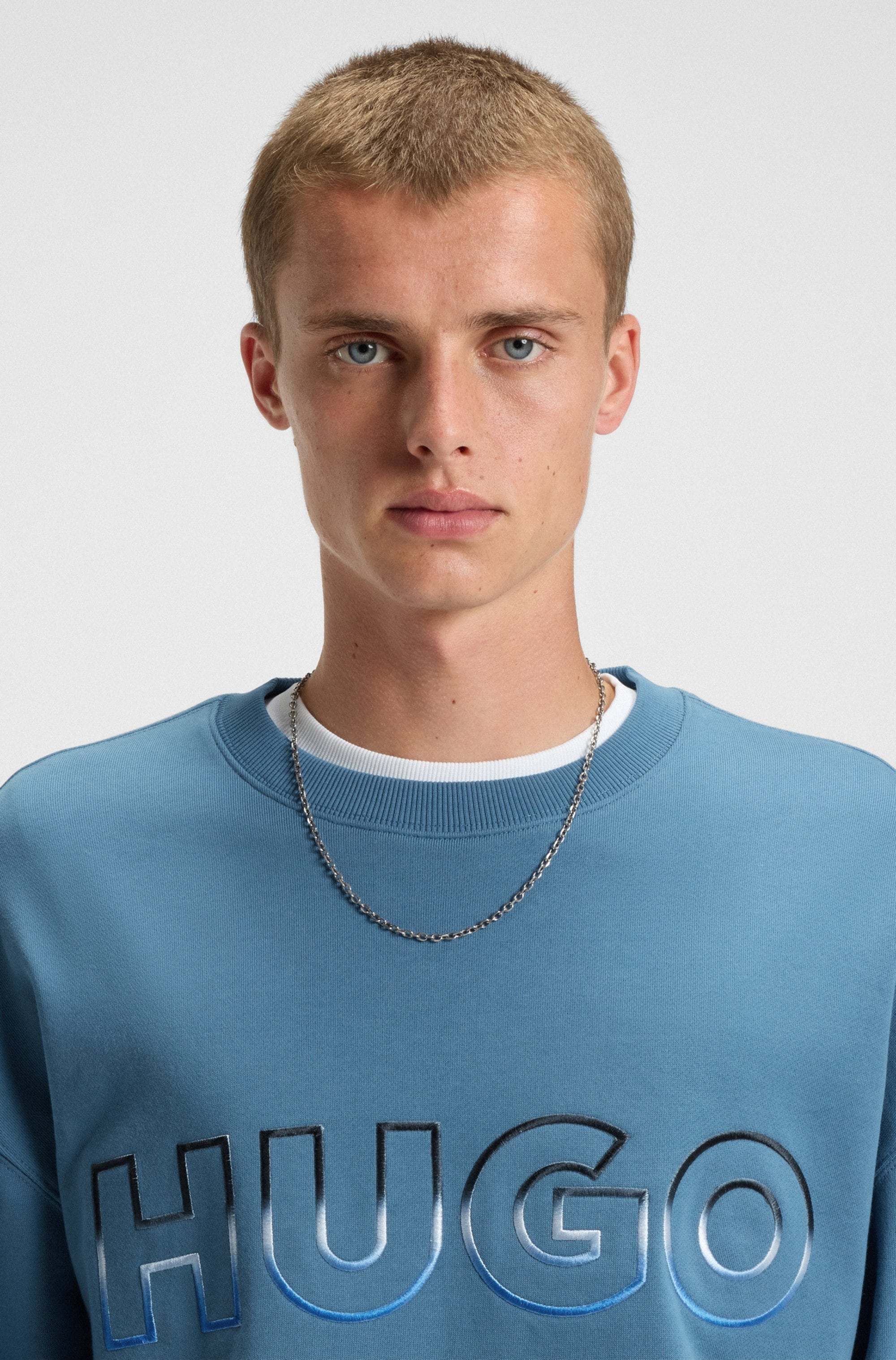 HUGO Blue Sweatshirt »Nogocrew«, Rundhalsausschnitt, regular fit, Logodruck