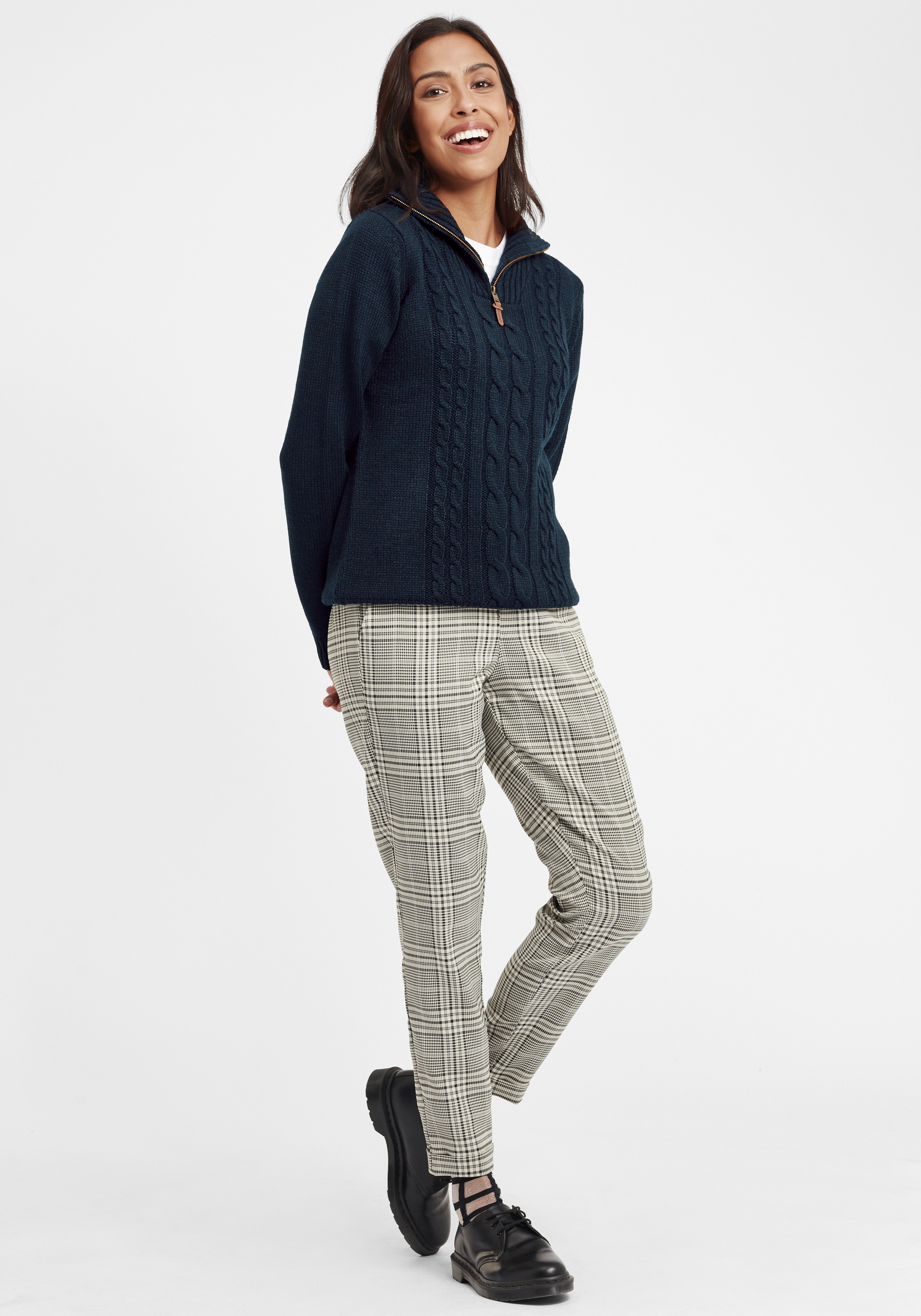 OXMO Strickjacke »Strickpullover OXCarry«