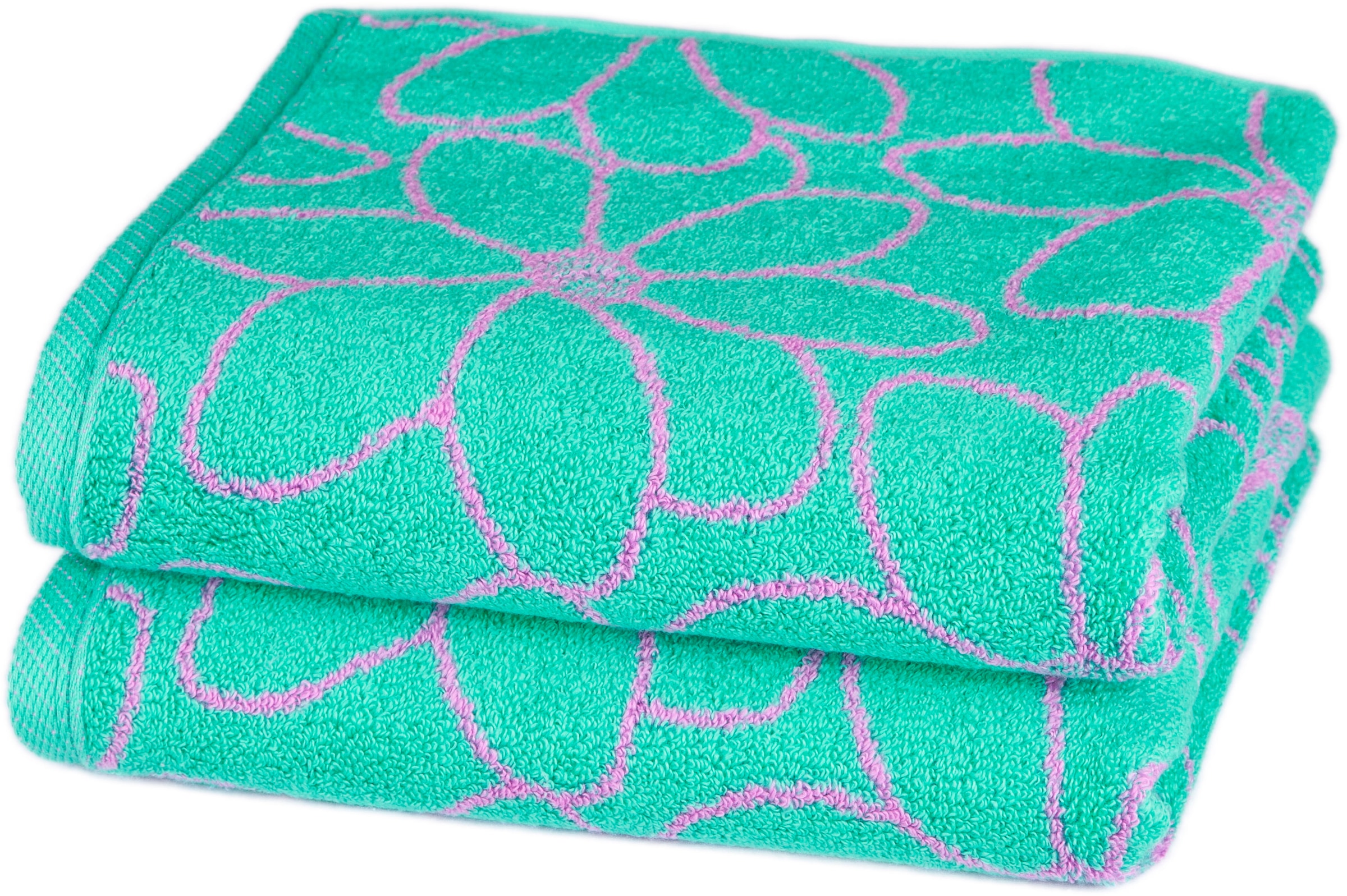 Mako-Baumwolle »Blütenfond«, aus St.), ROSS (2 feinster Handtücher