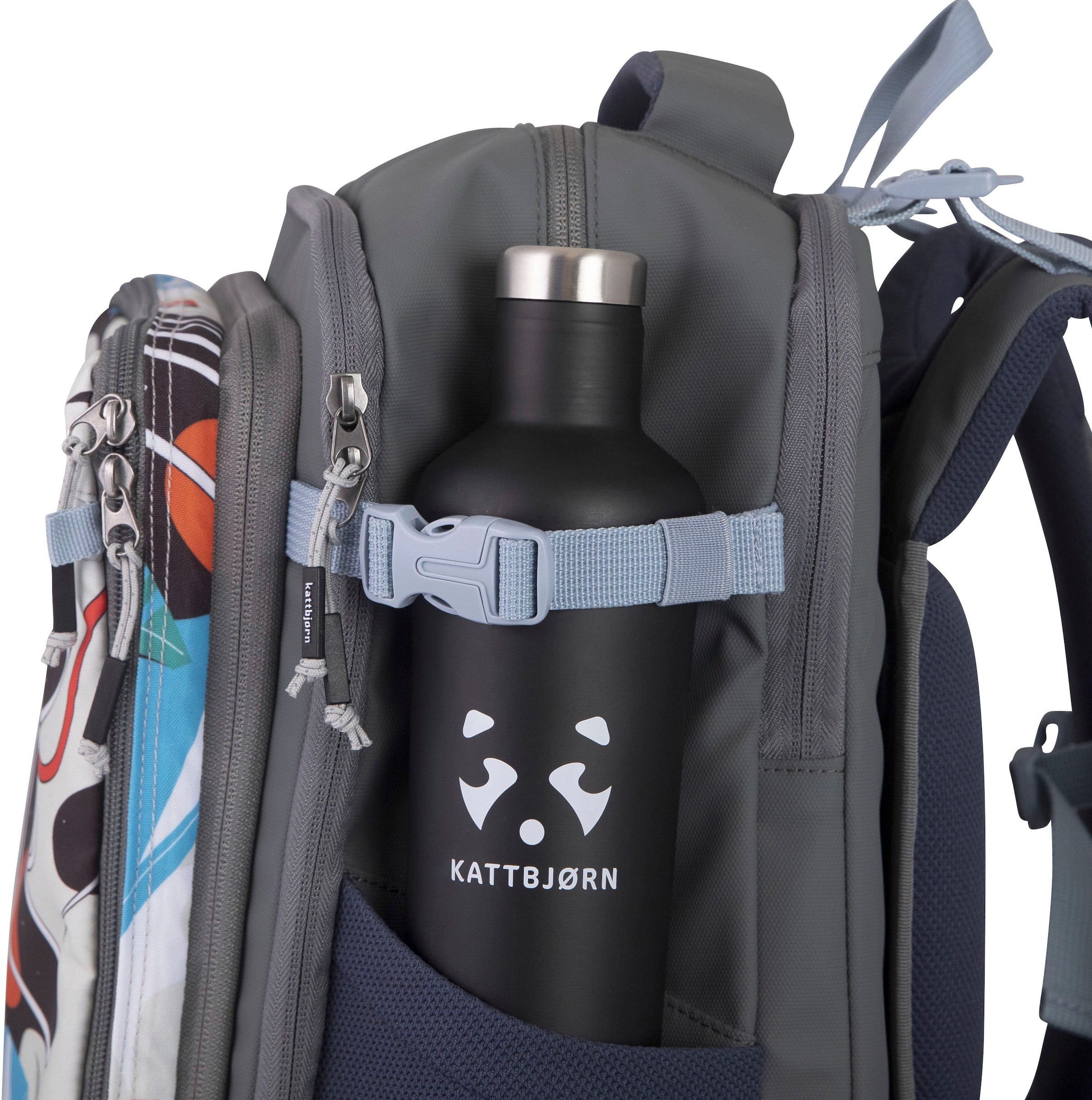KATTBJØRN Schulrucksack »Classic, Outer Space«, mit Laptopfach; alle Innen- und Außenstoffe aus recyceltem PET