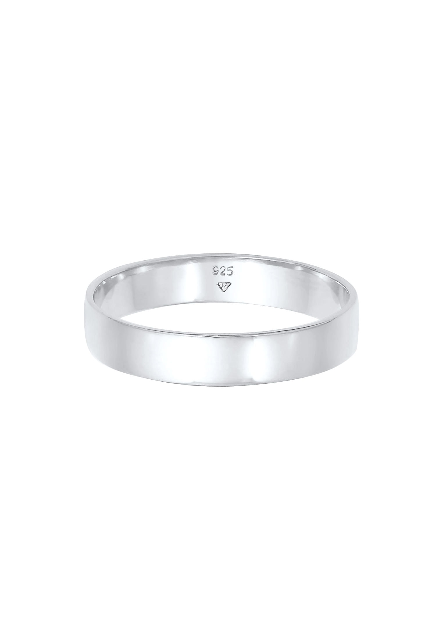 Kuzzoi Fingerring »Ring Bandring Herrenring Freundschaftsring 925 Silber«