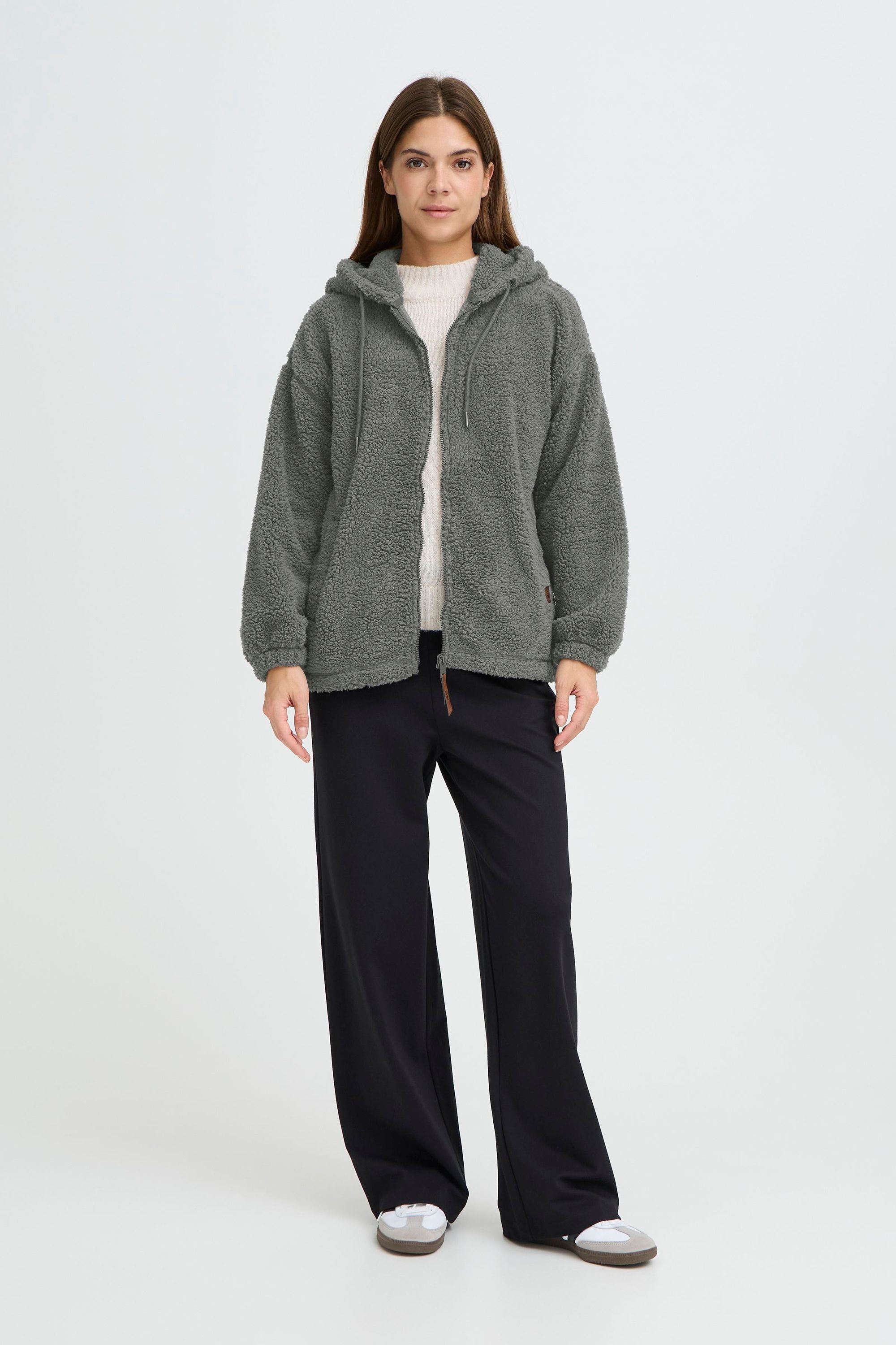 OXMO Kapuzensweatjacke »Kapuzenfleecejacke OXBERINA«
