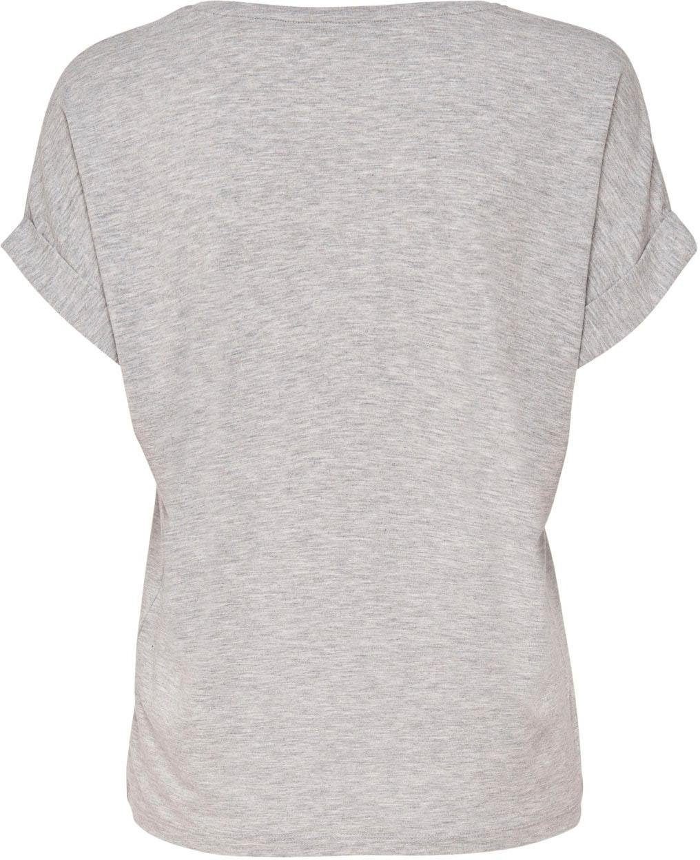 ONLY T-Shirt »ONLMOSTER S/S O-NECK TOP NOOS JRS«, mit Aufschlag am Arm