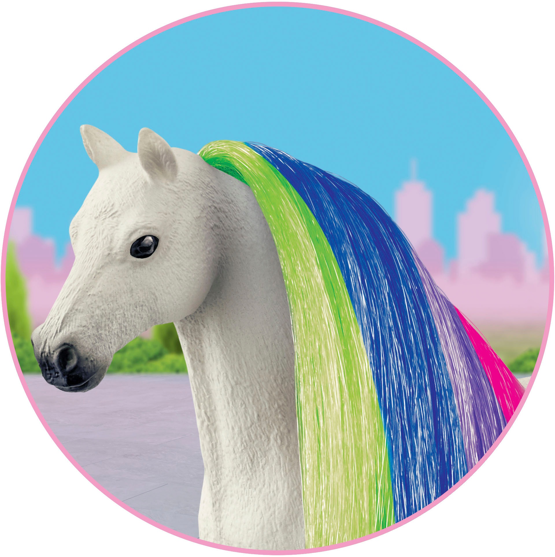 Schleich® Spielfigur »HORSE CLUB, Sofia's Beauties, Haare für Beauty Horses, Rainbow (42654)«, Zubehör für die Schleich Beauty Horses
