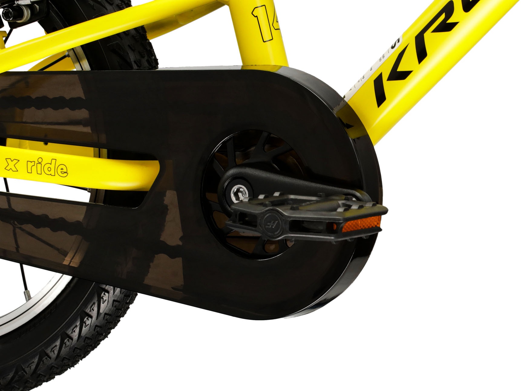 Kross Kinderfahrrad »KROSS Kinderrad Lightweight Liftie 14" gelb«, 1 Gang, ohne Schaltung
