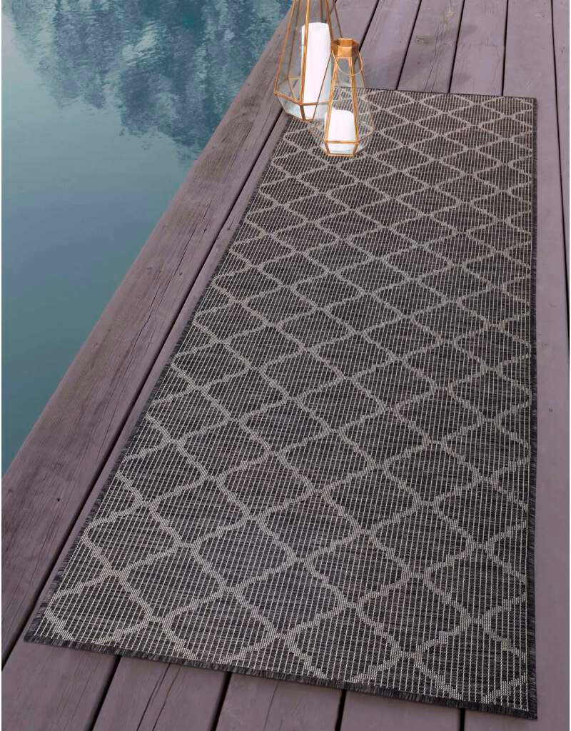 Carpet City gewebt kaufen Terrasse, Wetterfest UV-beständig, rechteckig, online flach Küche, für »Palm«, Balkon, & Läufer