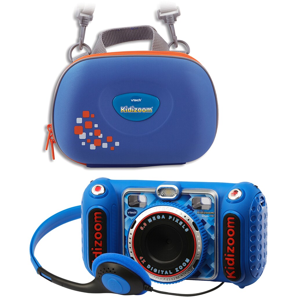 Vtech® Kinderkamera »KidiZoom Duo DX, blau«, 5 MP, inkl. Tragetasche