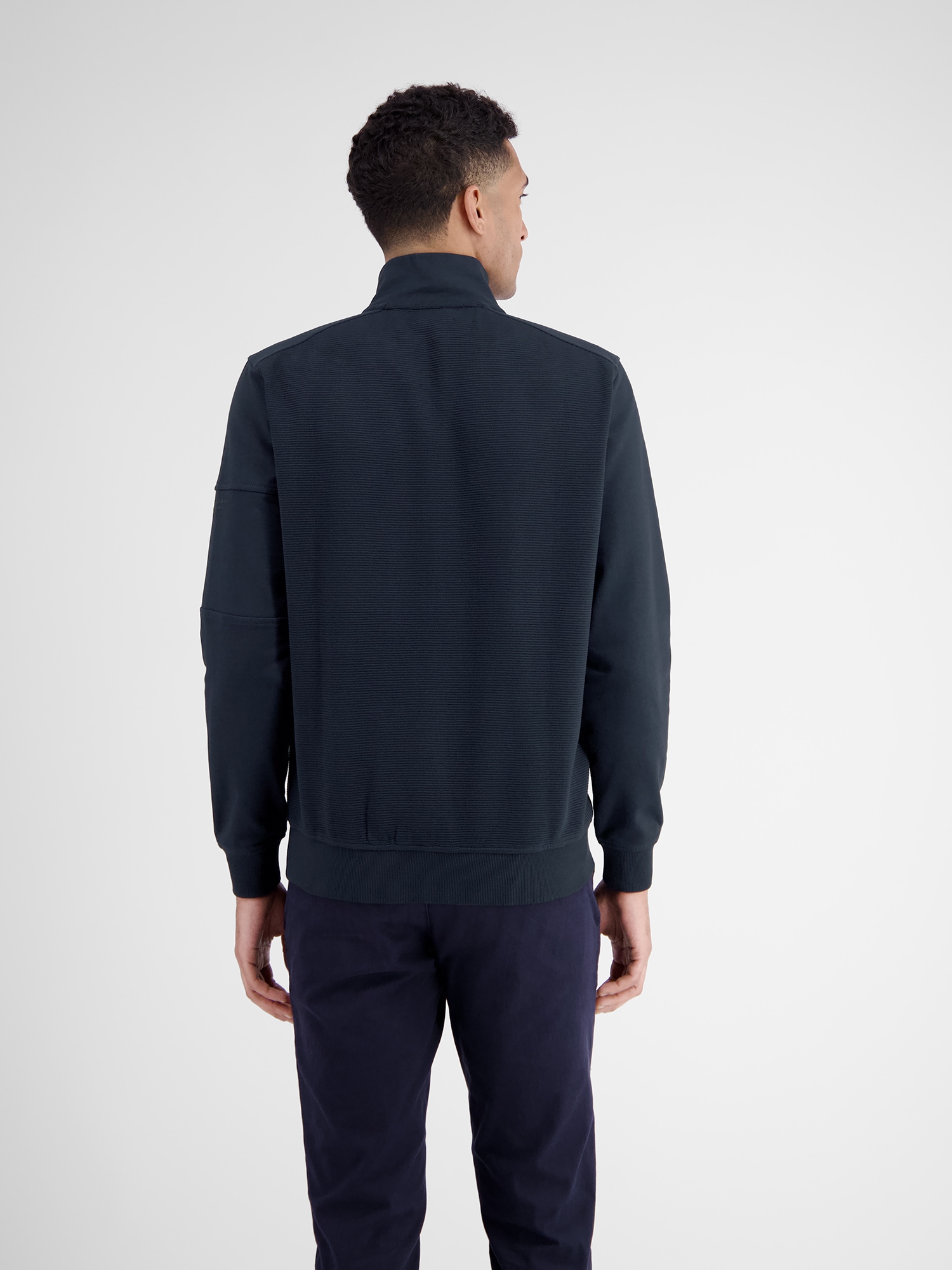LERROS Sweatjacke »LERROS Herren Sweatjacke in Struktur-Baumwollqualität«
