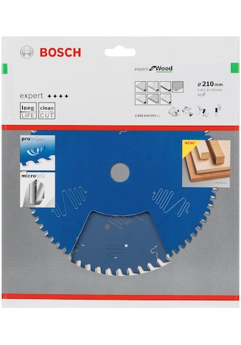 Bosch Professional Kreissägeblatt »Kreissägeblatt Expert for Wood«, 210 x 30 x 2,4 mm, 56 kaufen