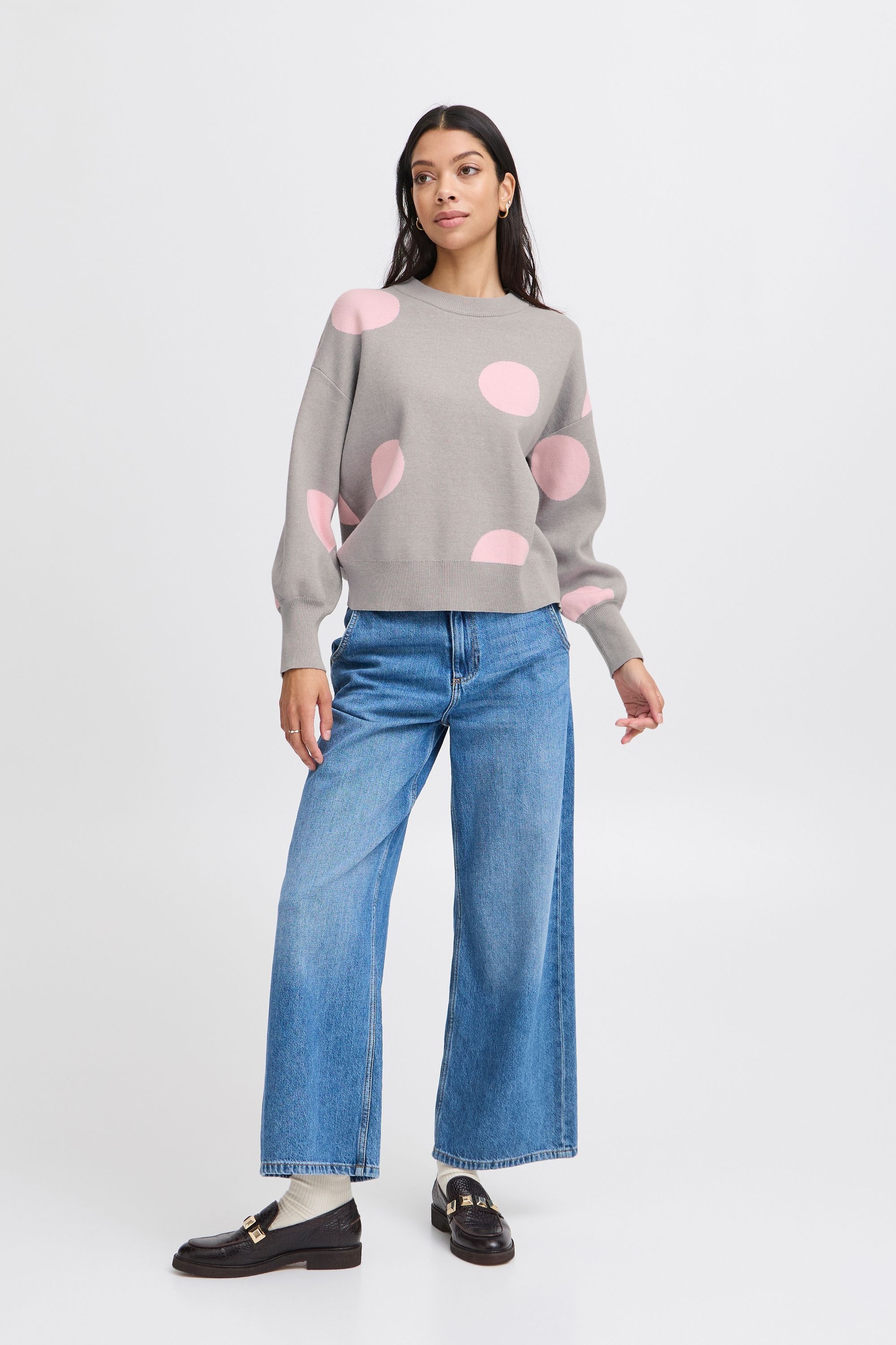 b.young Strickpullover »Strickpullover BYOMME DOT JUMPER -«