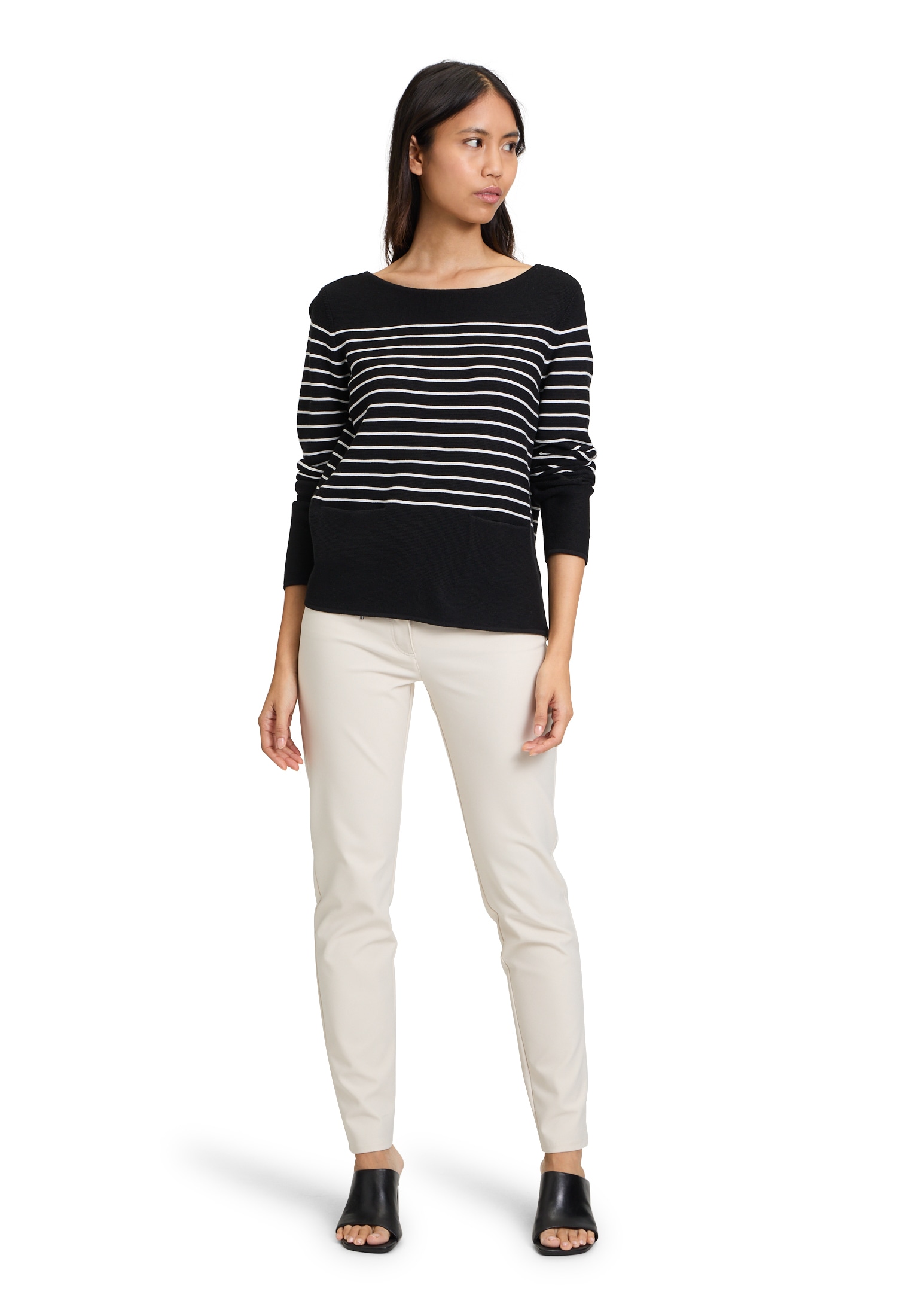 Betty Barclay Rundhalspullover »Feinstrickpullover mit Eingrifftaschen«