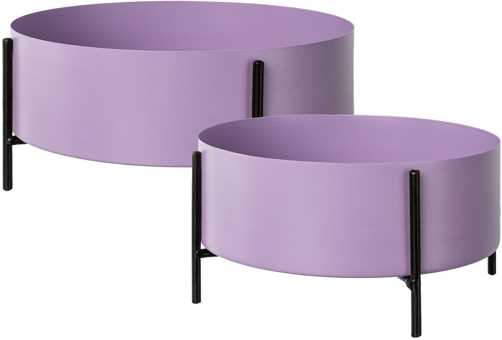 Creativ home Dekoschale "Schale mit Gestell" mit Hingucker-Farbe