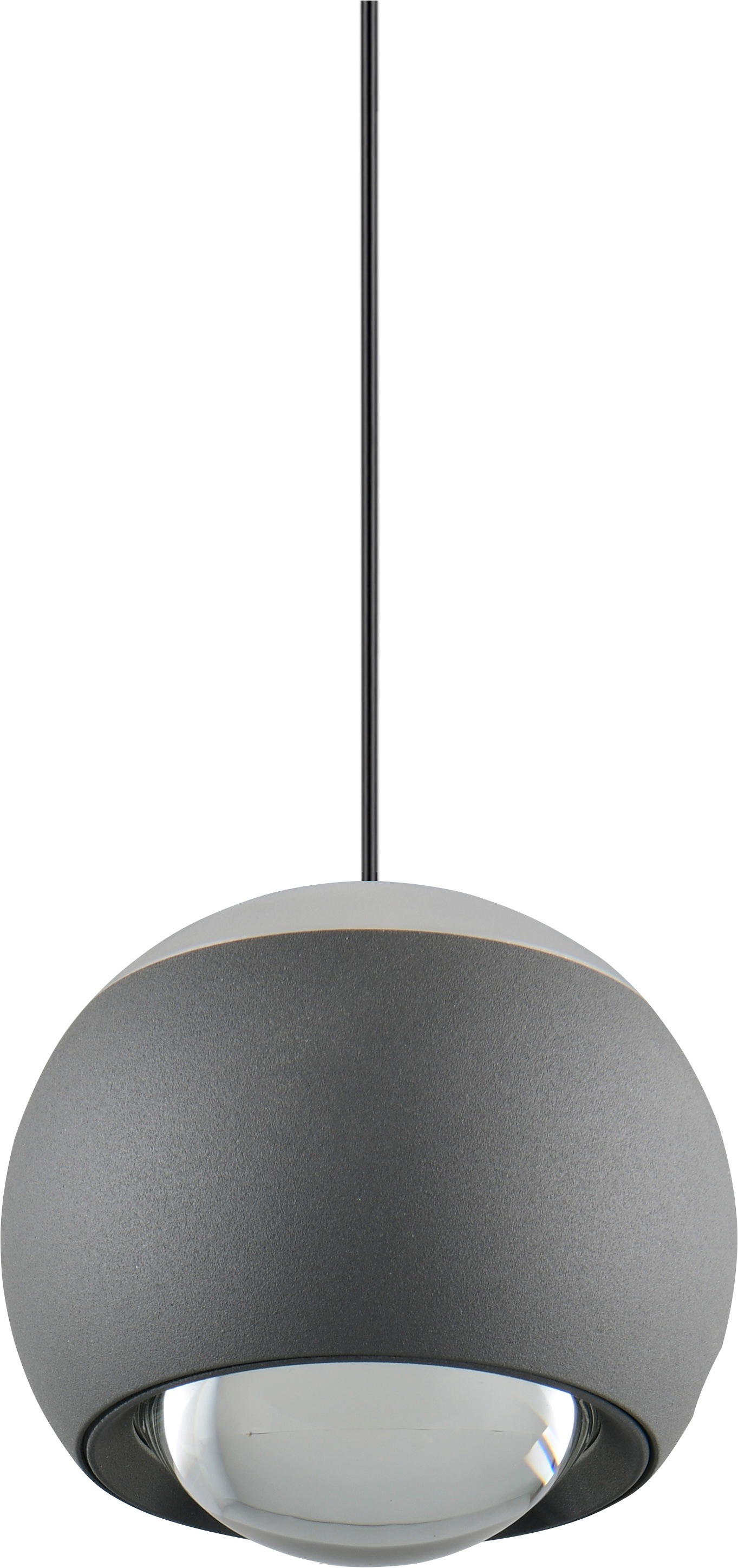 Musterring LED Pendelleuchte »CANNON, 1-flammige LED Hängelampe 5W 500Lumen 2300-4000K CCT« LED-Board 1 Stk. Farbwechsler | warmweiß - kaltweiß mit Fernbedienung, stufenlos höhenverstellbar max 195cm dimmbar Memory