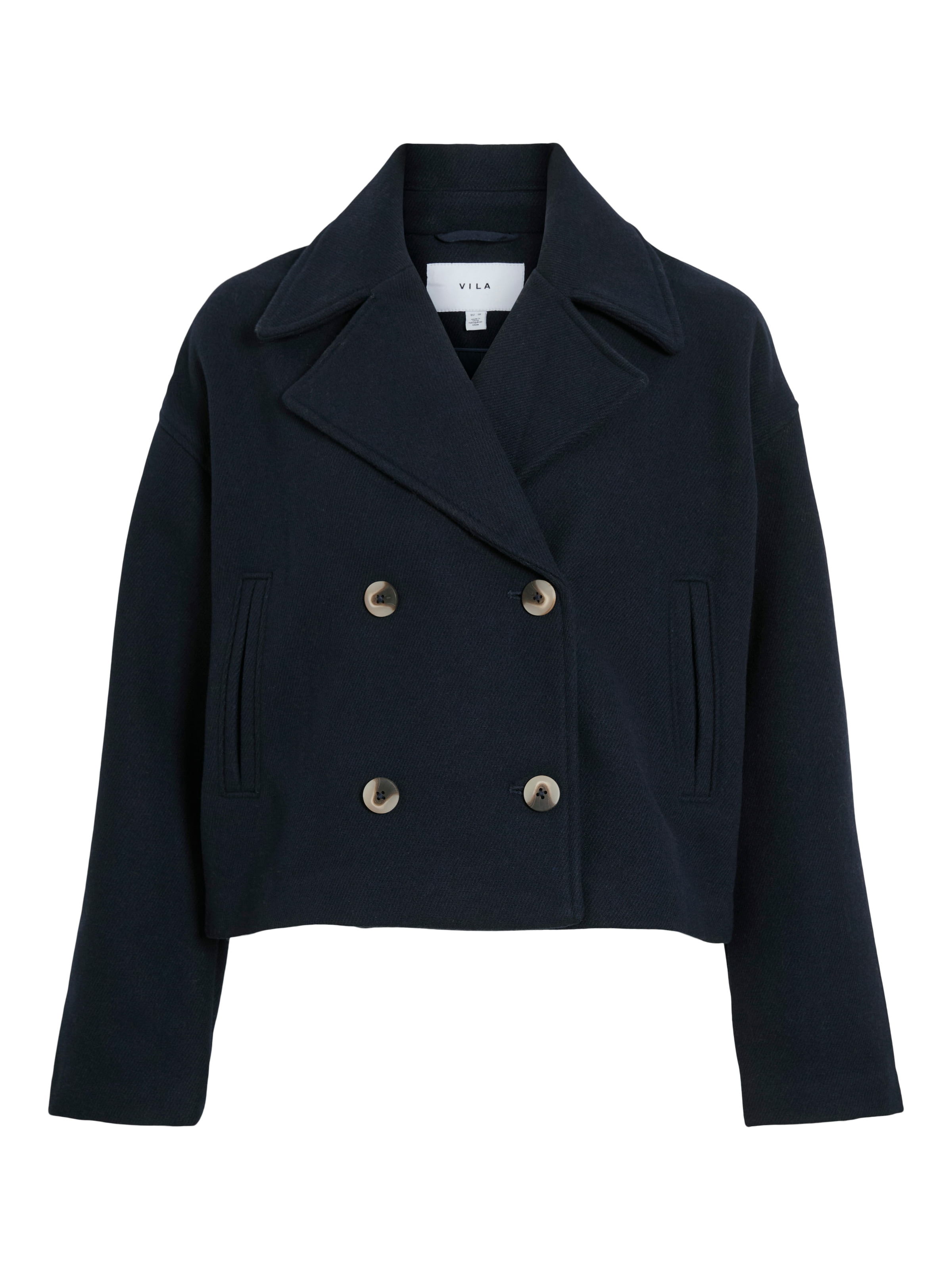 Vila Kurzjacke »VIKAMINA L/S V-NECK JACKET - NOOS«