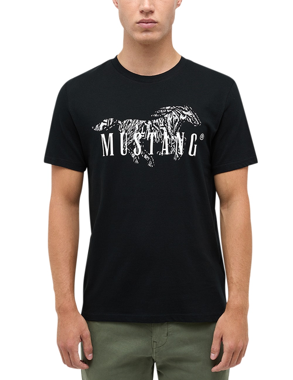 MUSTANG Kurzarmshirt »Mustang T-Shirt Print-Shirt« bei ♕