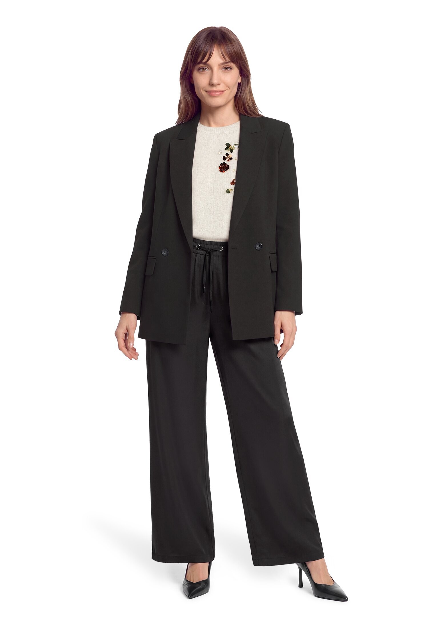 Betty&Co Schlupfhose »Schlupfhose mit weitem Bein«