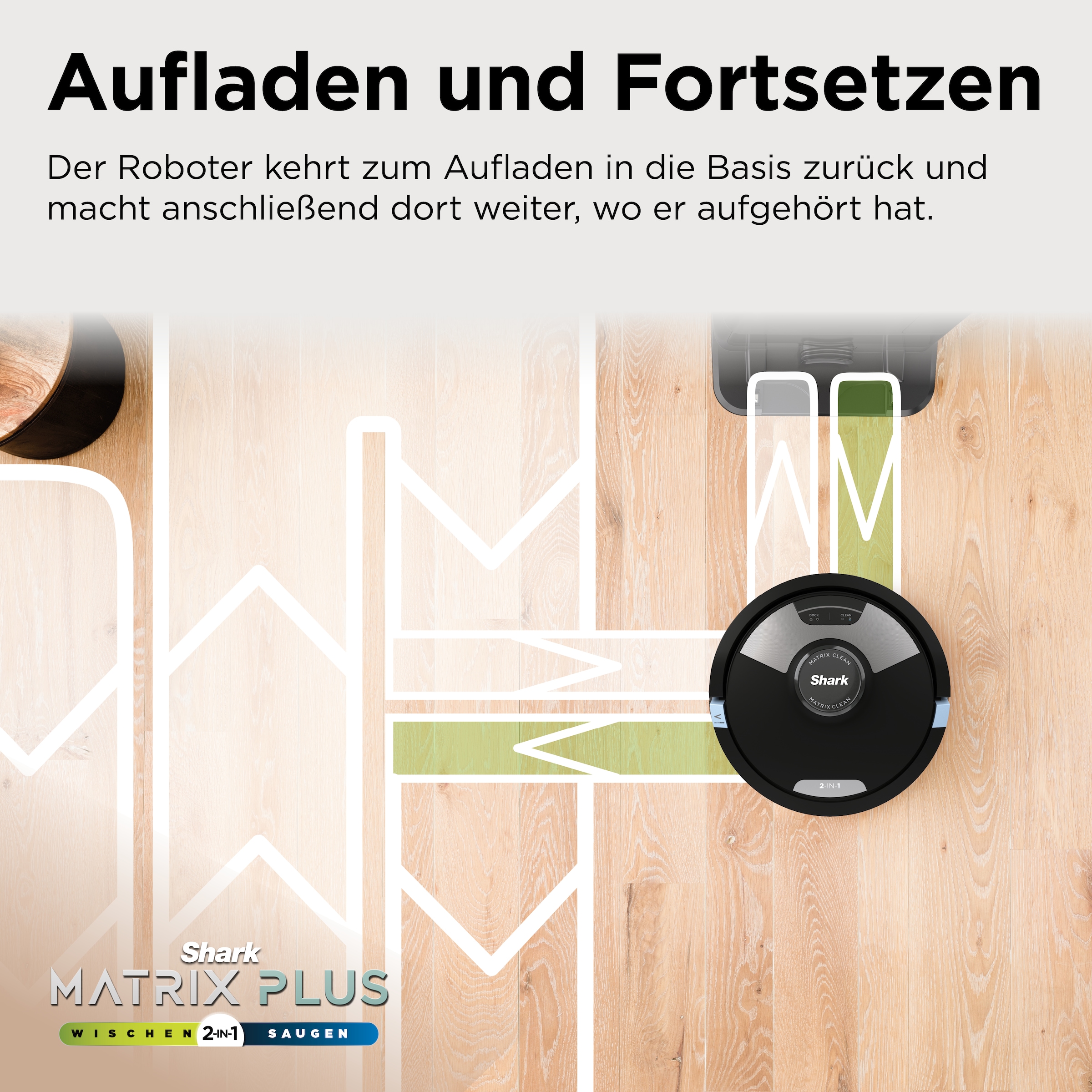 Shark Nass-Trocken-Saugroboter »RV2620WAEU Matrix Plus 2-in-1«, Wischen & Saugen mit automatischem Entleerungssystem