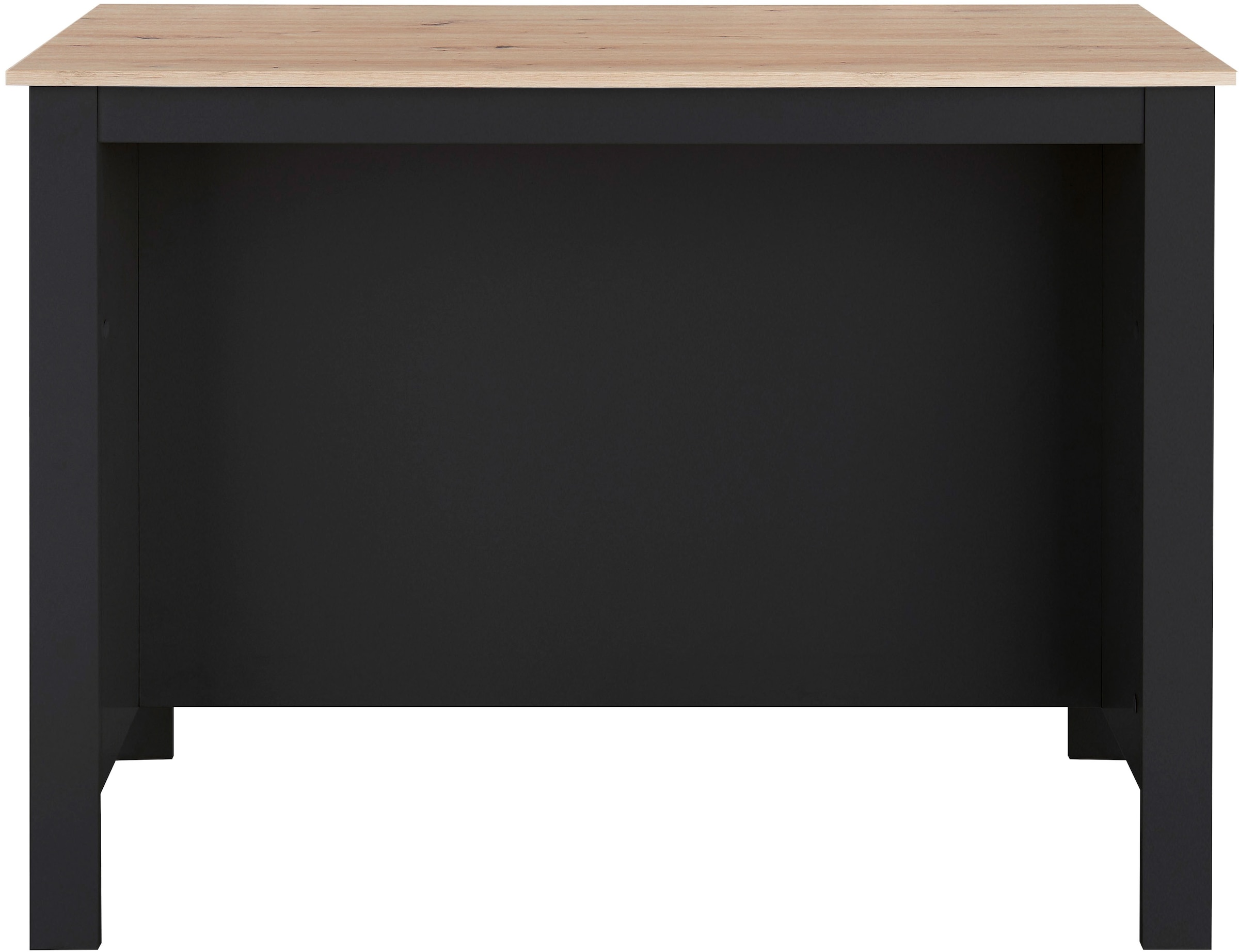 BASIC by Balculina Kücheninsel »Sugar Kücheninsel, Kücheninsel BxHxT 124x90x75«, Breite 124 cm, Melaminbeschichtung, 4 offene Fächer
