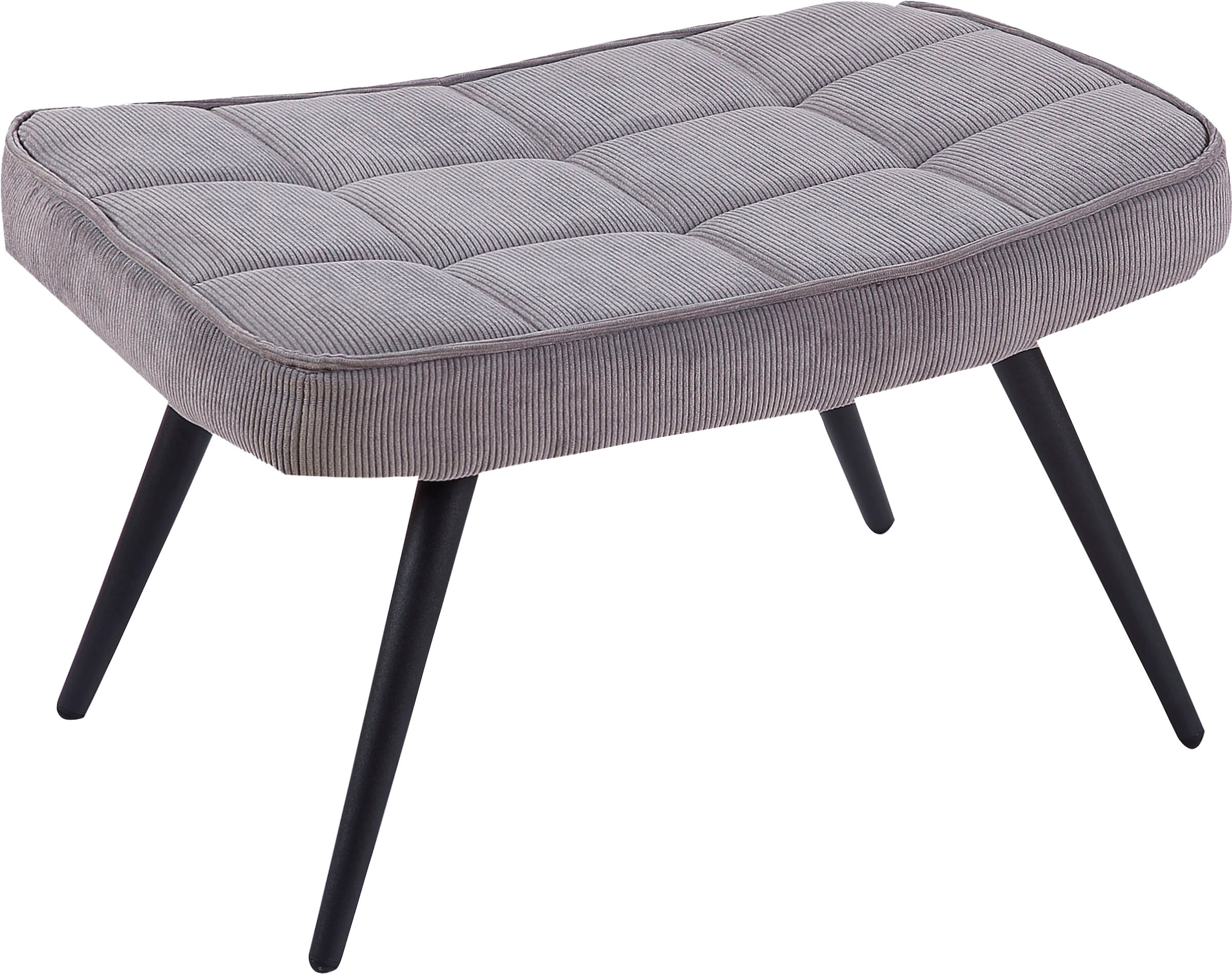 byLIVING Sitzgruppe »Uta«, Set, 2 tlg., Sessel mit Hocker