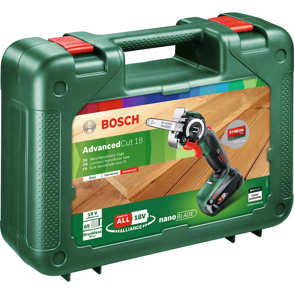 Bosch Home & Garden Akku-Säbelsäge »AdvancedCut 18«, (Set)