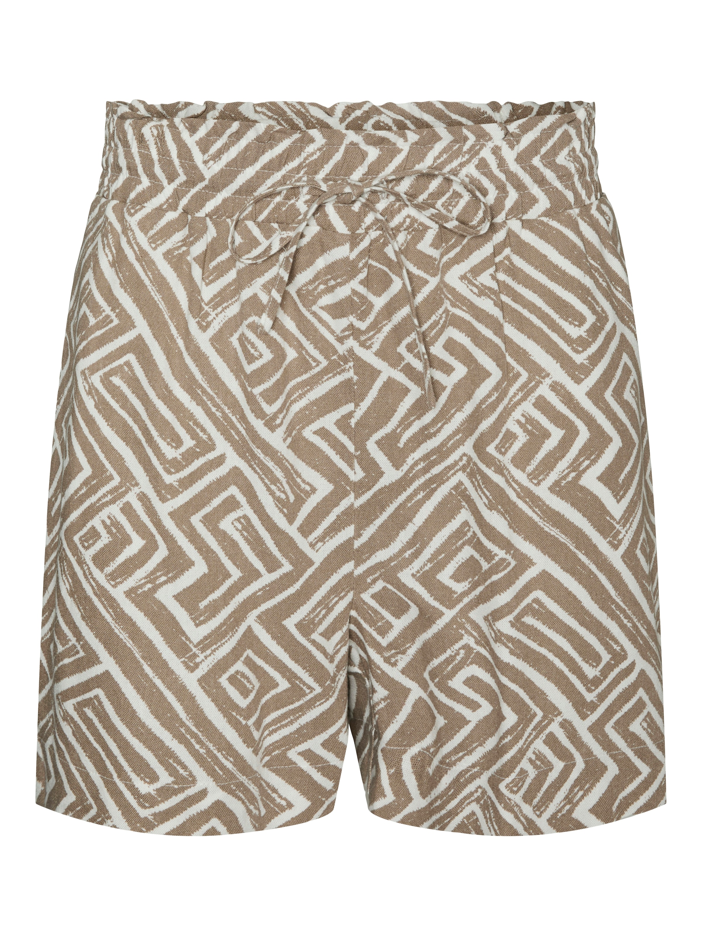 Vero Moda Shorts »VMMYMILO HW PAPERBAG SHORTS WVN GA«, mit Leinen