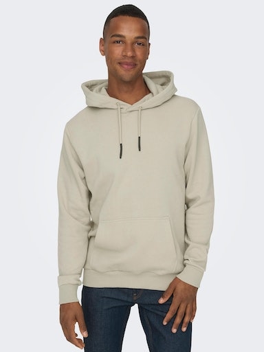 ONLY & SONS Kapuzensweatshirt »ONSCERES HOODIE SWEAT NOOS«, Baumwollmischung, regular fit
