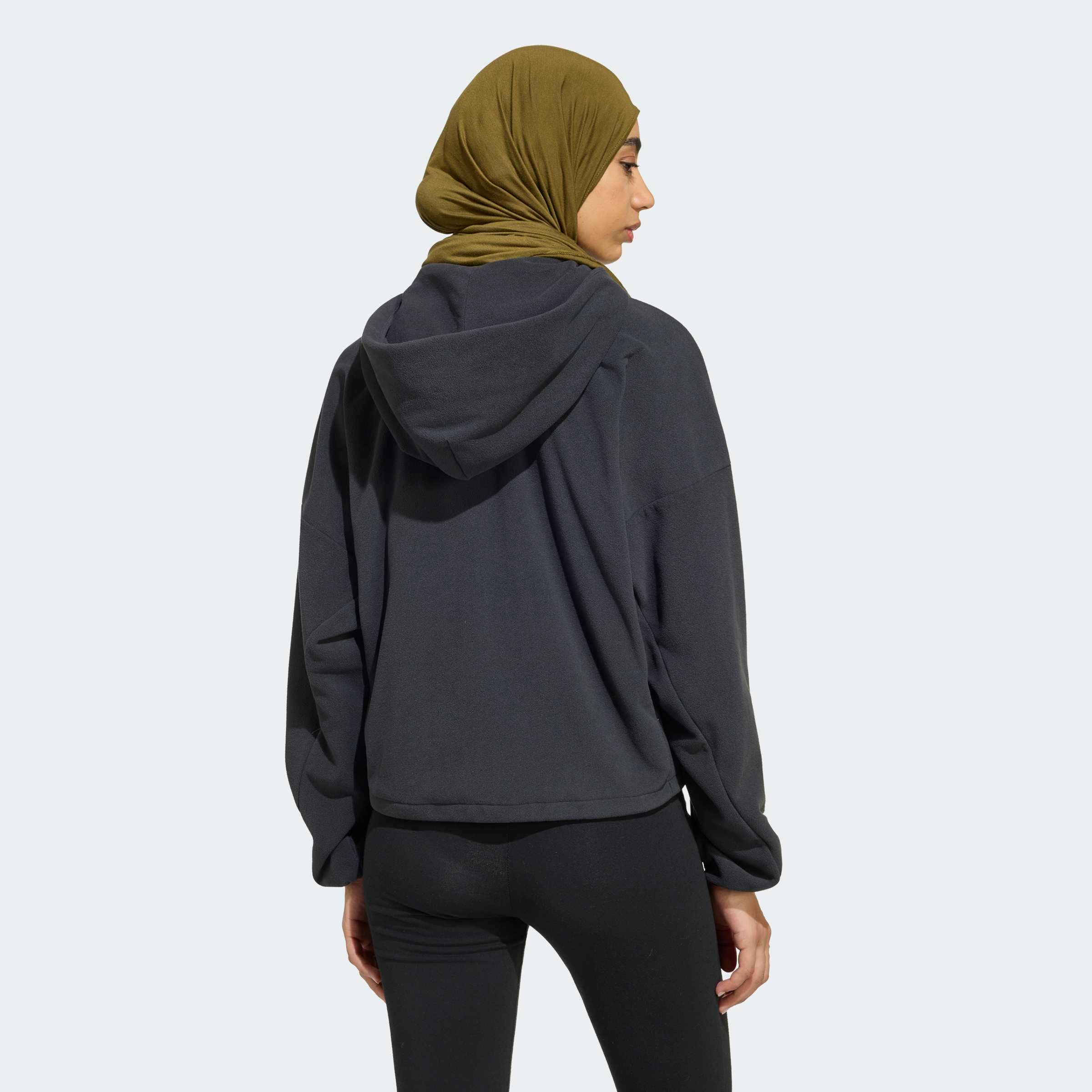 adidas Sportswear Kapuzensweatshirt »CITY TECH HIGH PILE FLEECE FULL ZIP«, mit Reißverschluss

