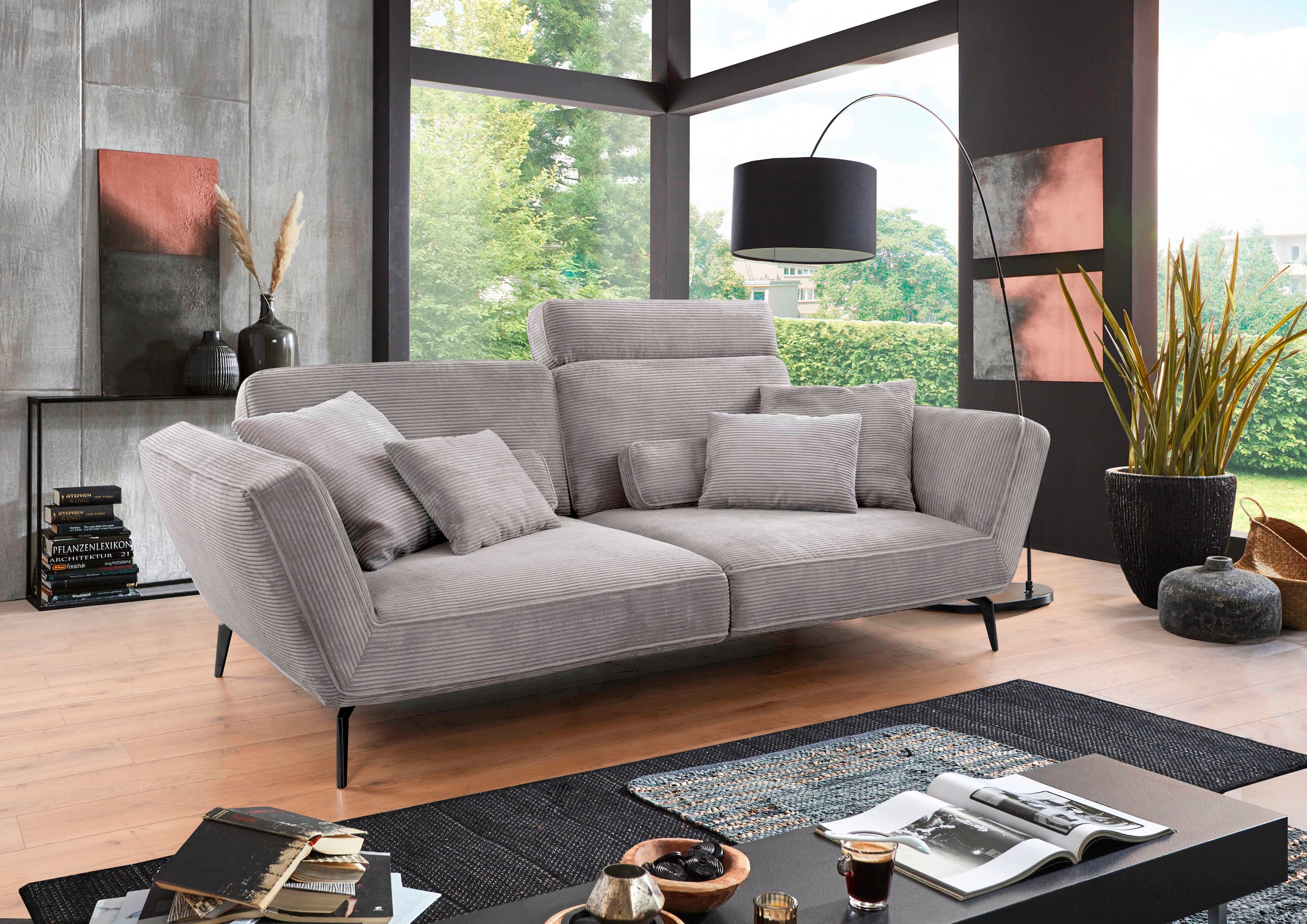 Big-Sofa »SO 4500 Mega-Sofa, mega bequem, hochwertig verarbeitet«, Füße in zwei...